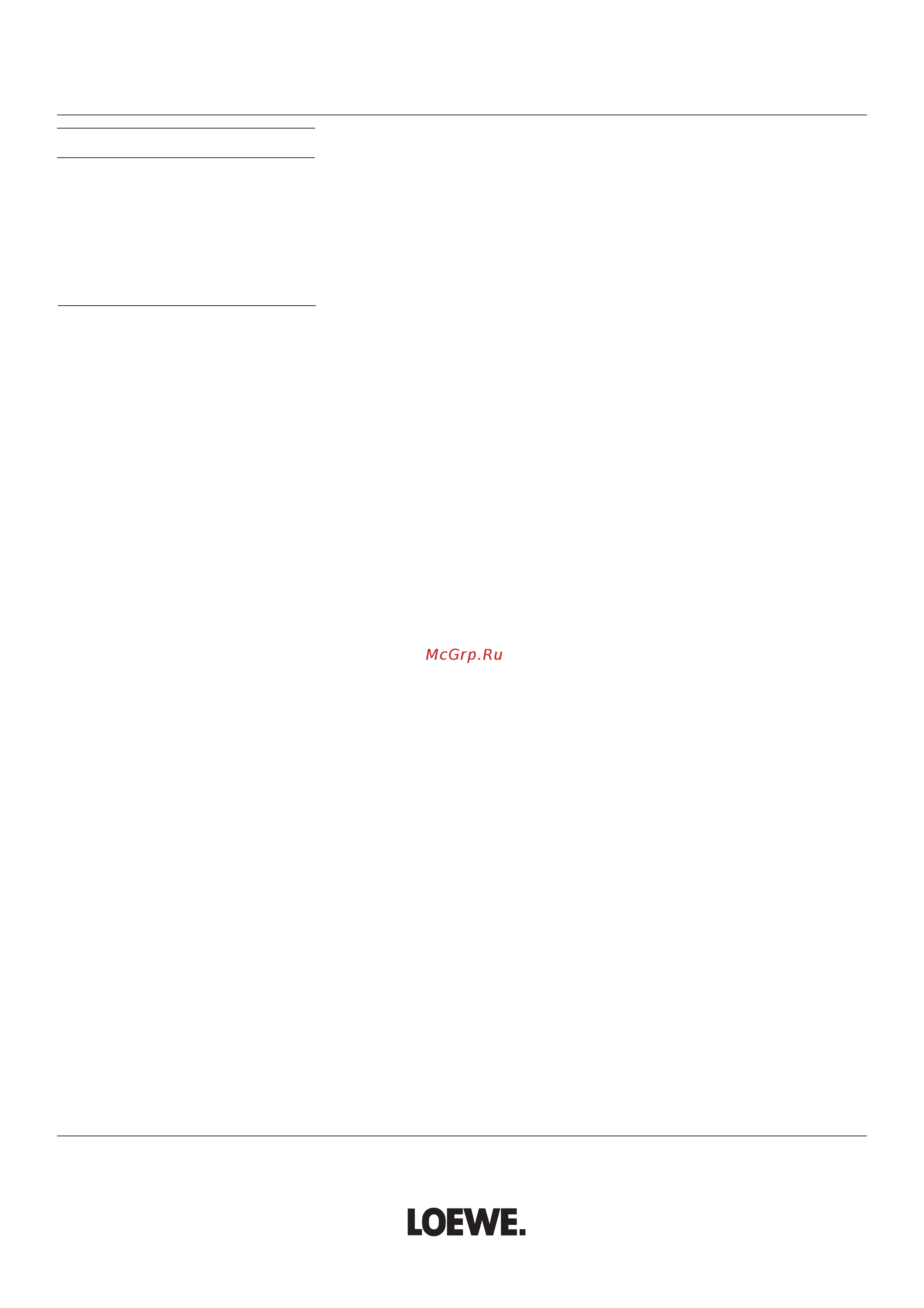 Loewe FS Plate 55-65 72670S00 [24/24] Примечание