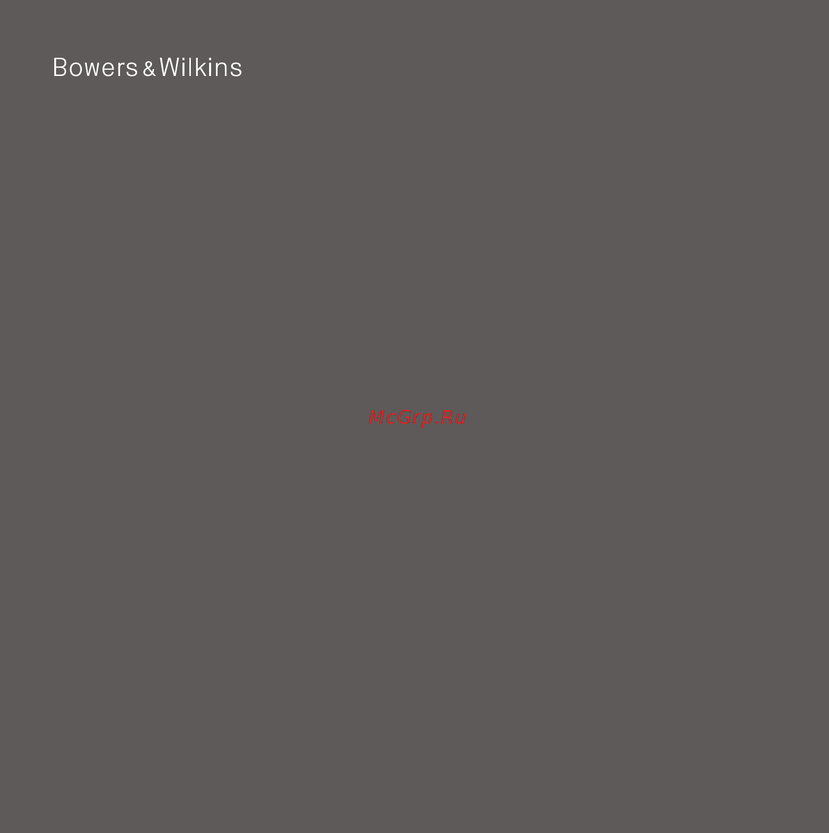 Bowers & Wilkins CM CENTRE S2 Satin White Инструкция по эксплуатации онлайн