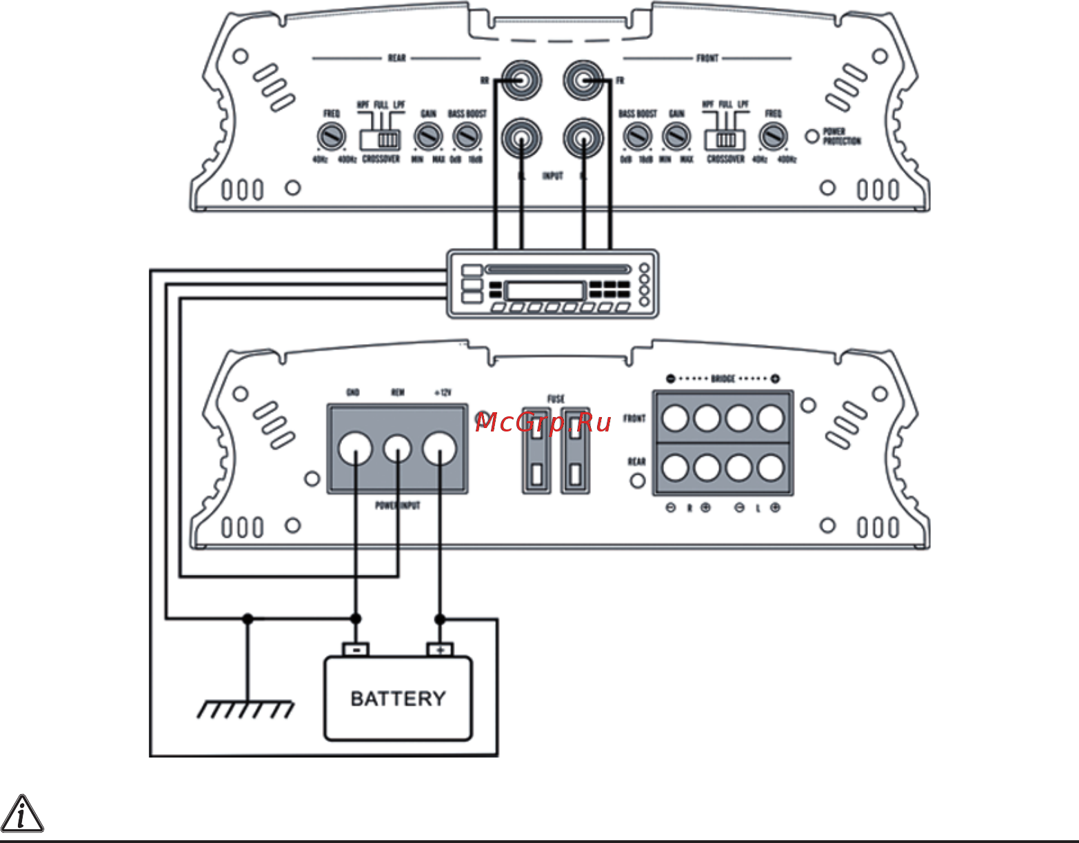 Phantom LX LX 4.120 [4/16] Подключение динамиков