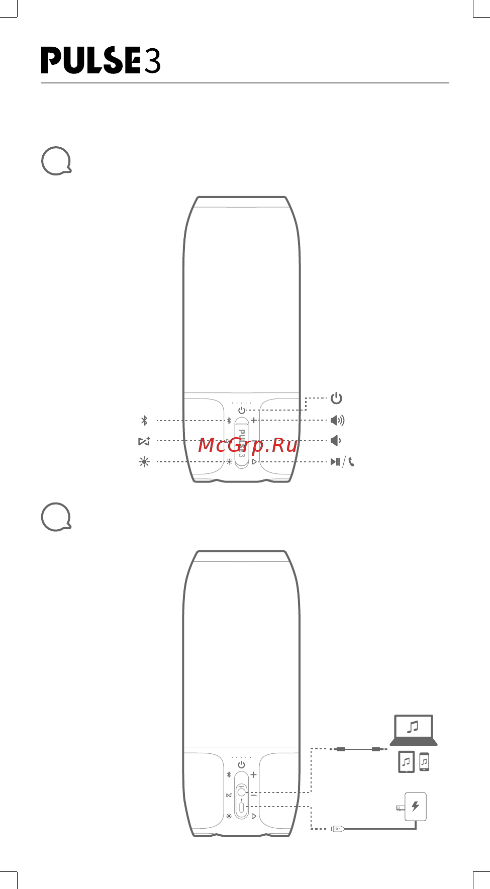 JBL PULSE 3 Black Инструкция по эксплуатации онлайн [3/28] 230412