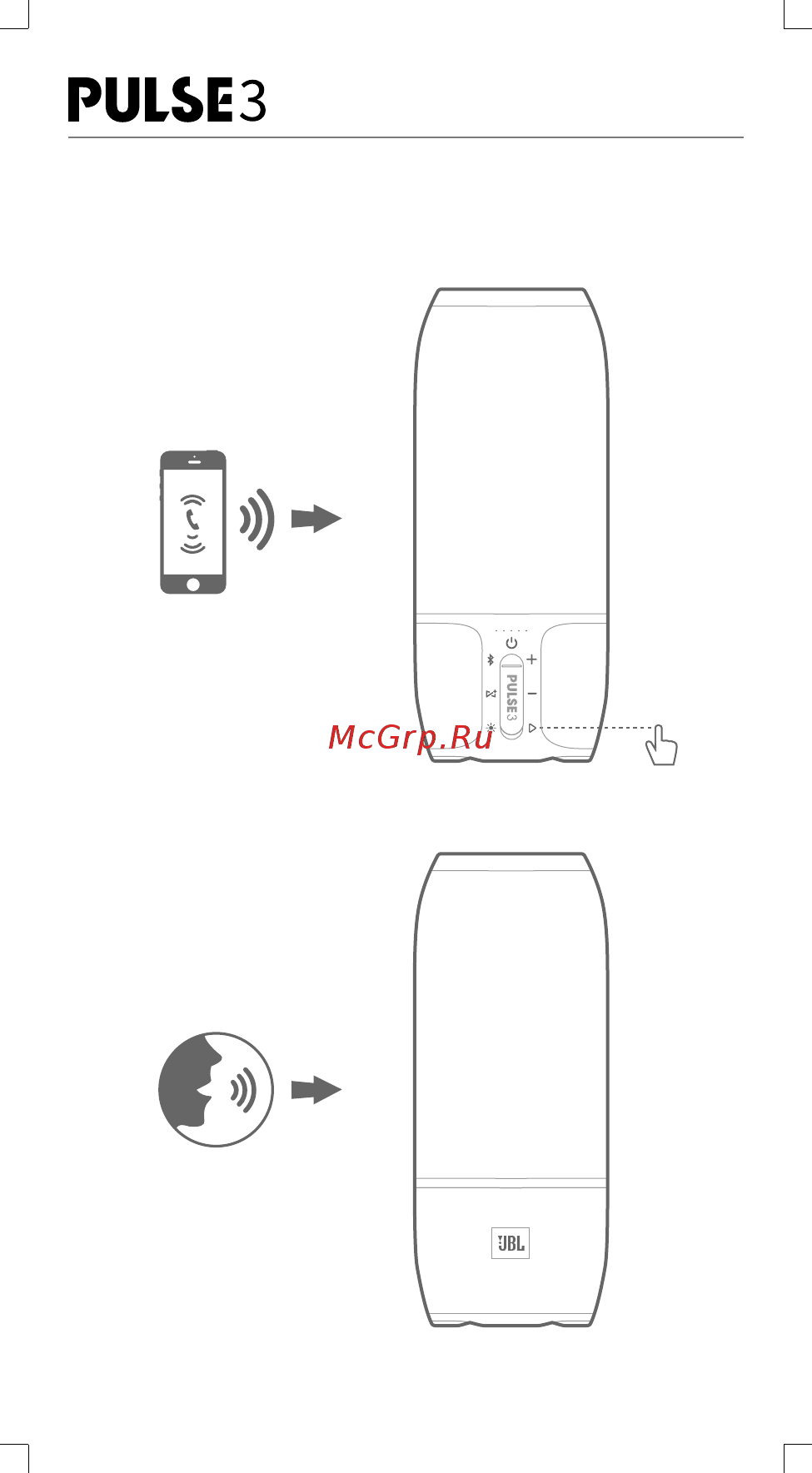 JBL PULSE 3 White Инструкция по эксплуатации онлайн [5/28] 230413
