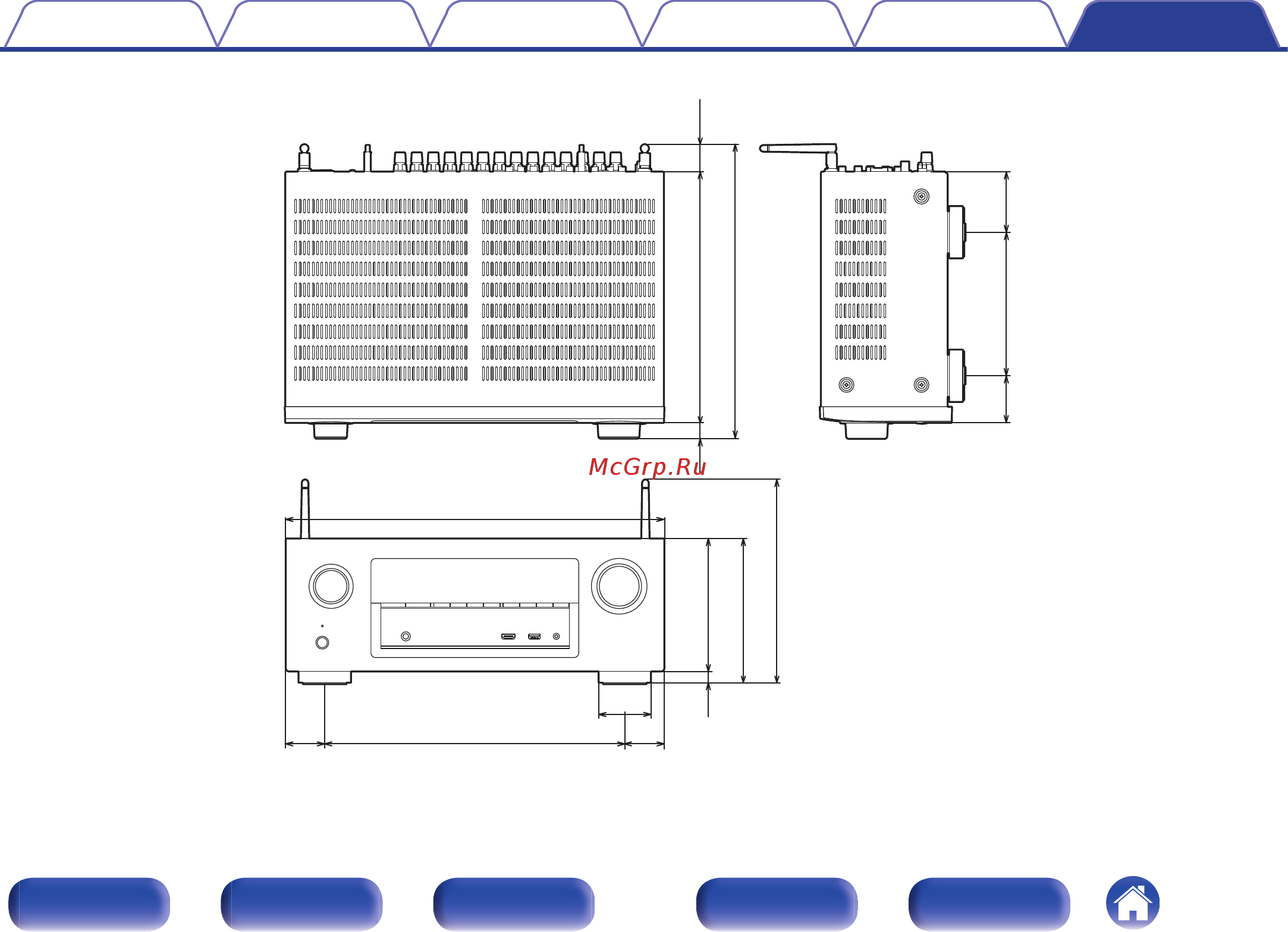 Denon AVR-X3400H [275/290] Вес 10 8 кг