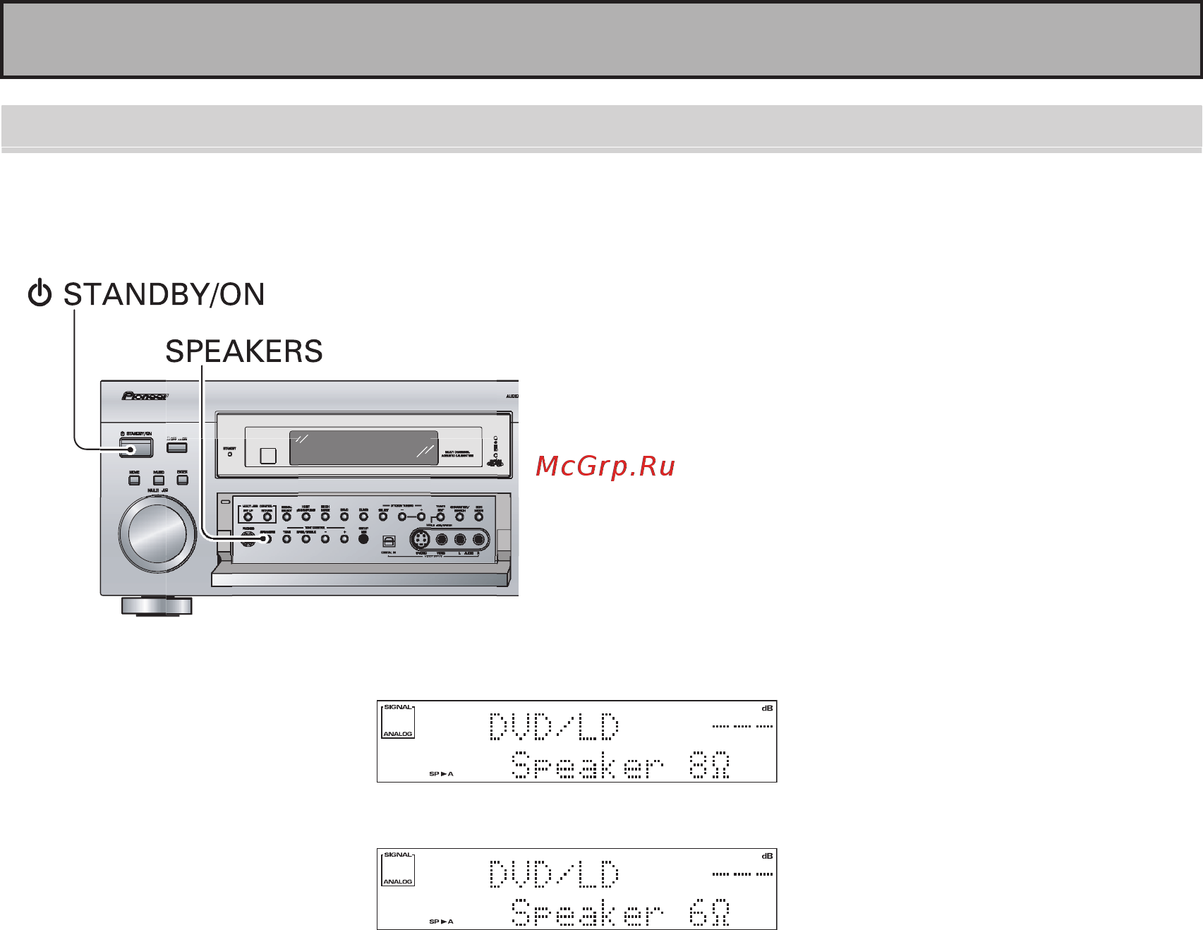 Pioneer VSX-AX5 I-S [26/116] Сопротивление динамиков