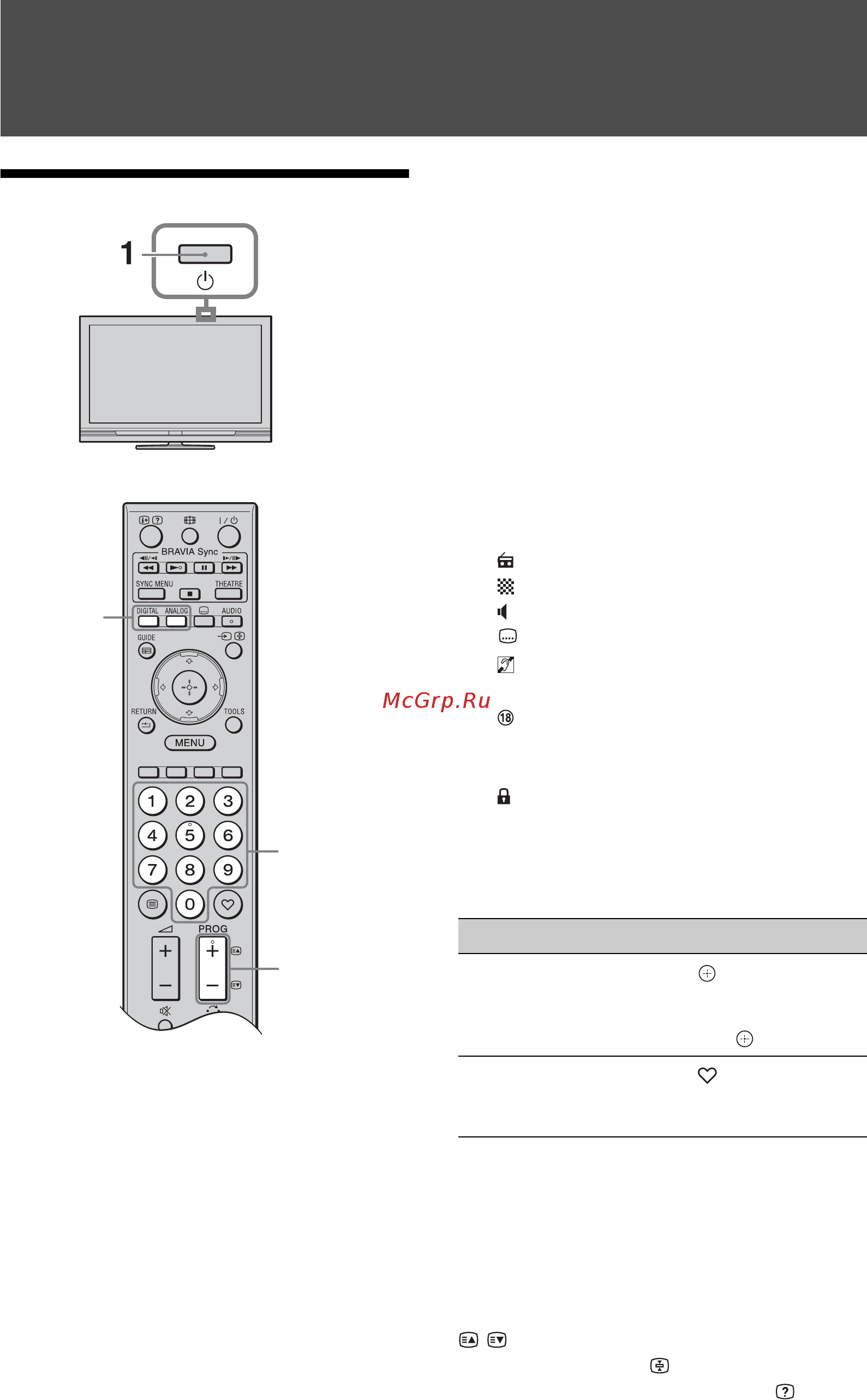 Sony KDL-40V4210 [168/280] Watching tv