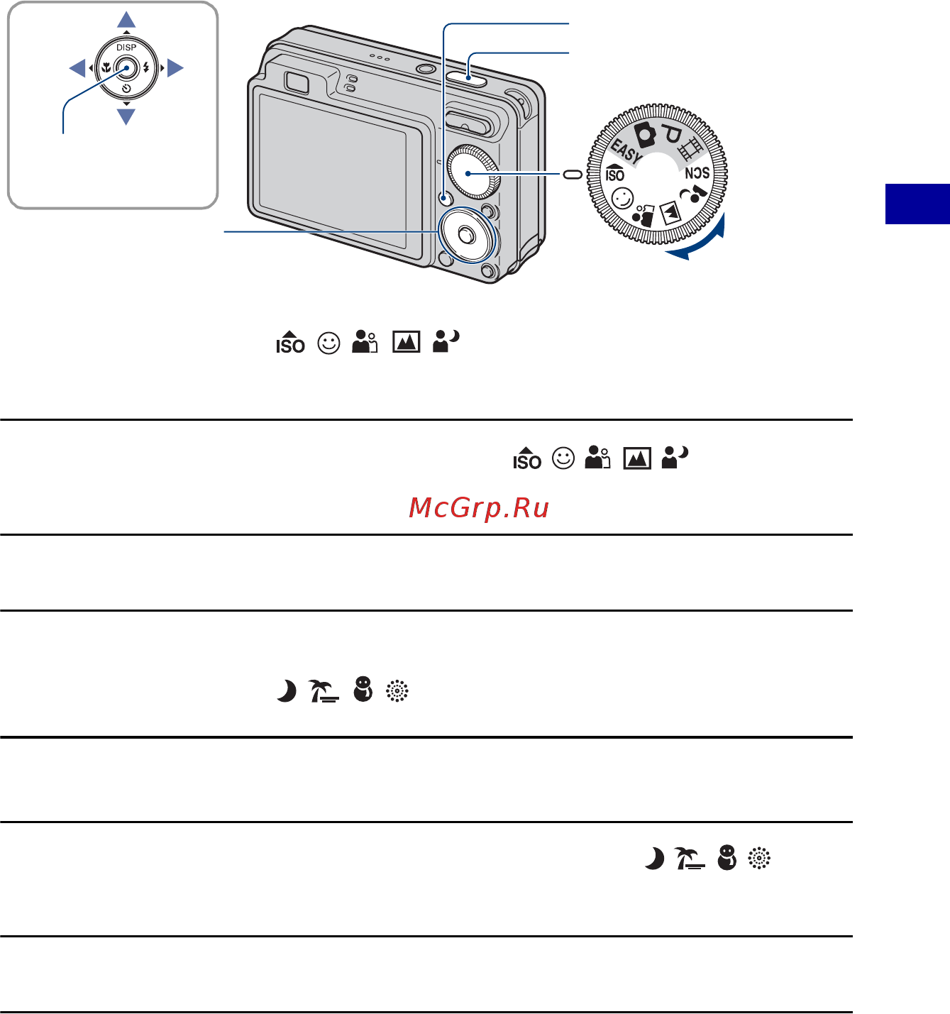 Sony DSC-W130 Silver [31/141] Фотосъемка выбор сцены