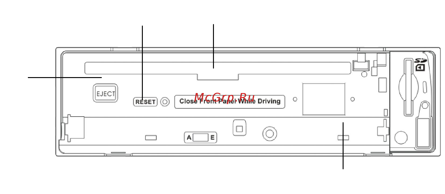Hyundai H-CDM8033 Black//White [11/27] Внутренняя панель