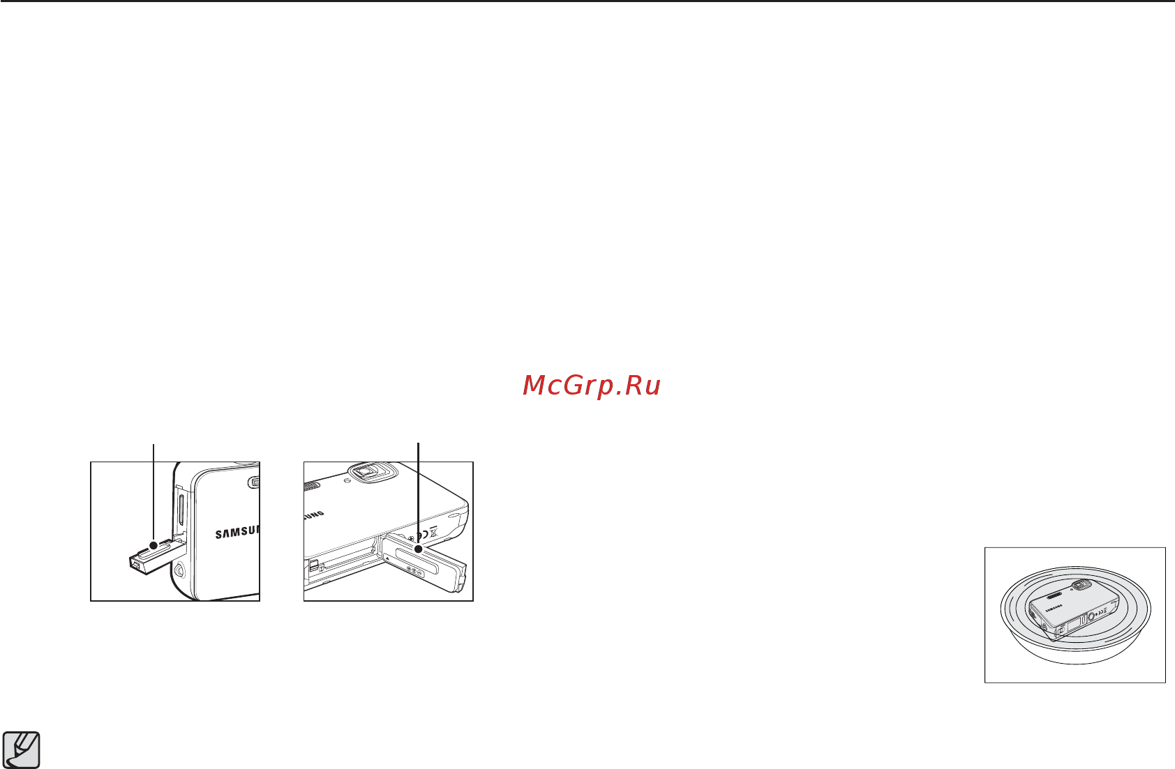 Samsung WP10 Blue [19/105] Работа с водонепроницаемой фотокамерой