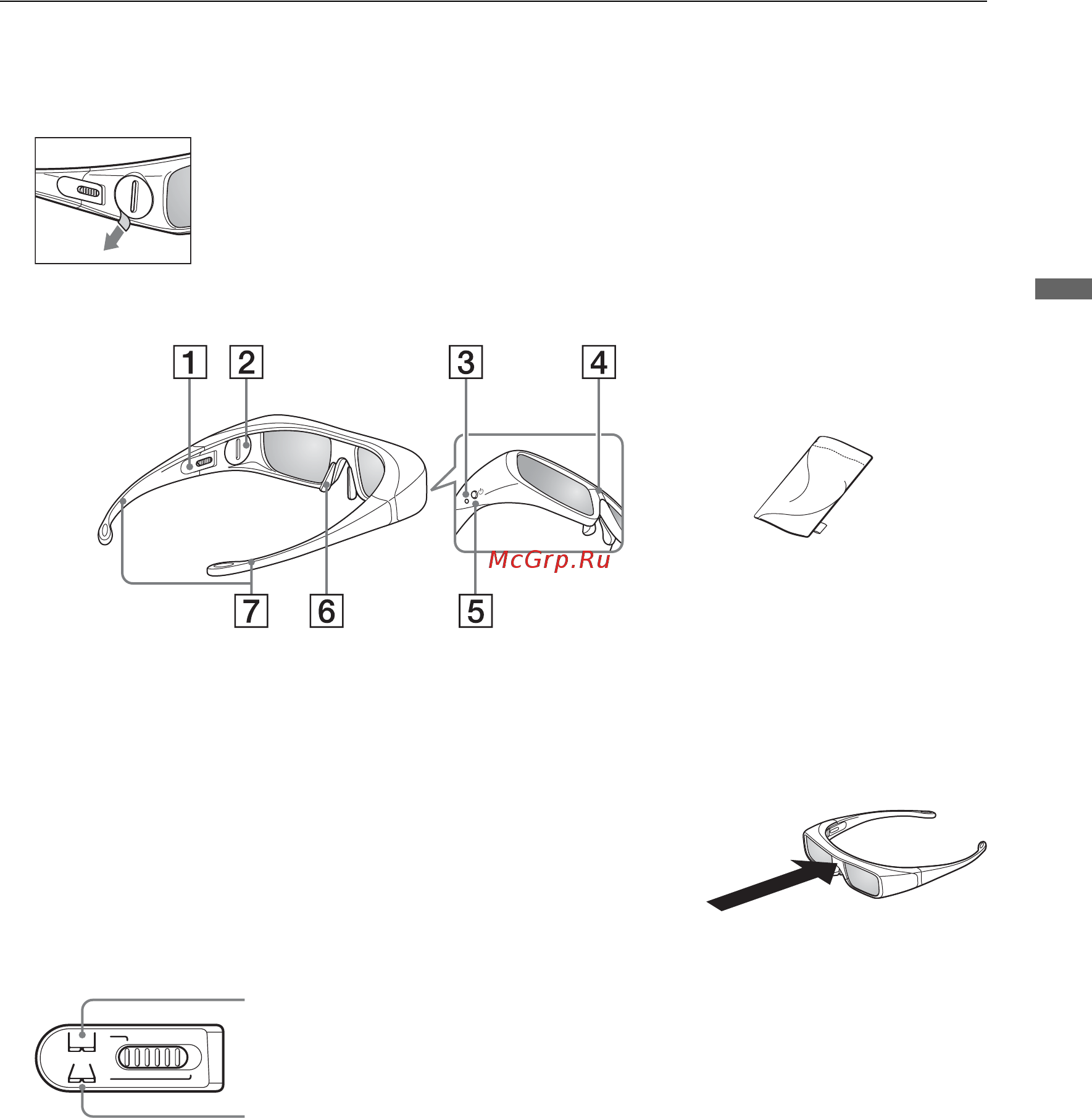 Sony KDL-60 LX900 [11/100] Использование 3d очков
