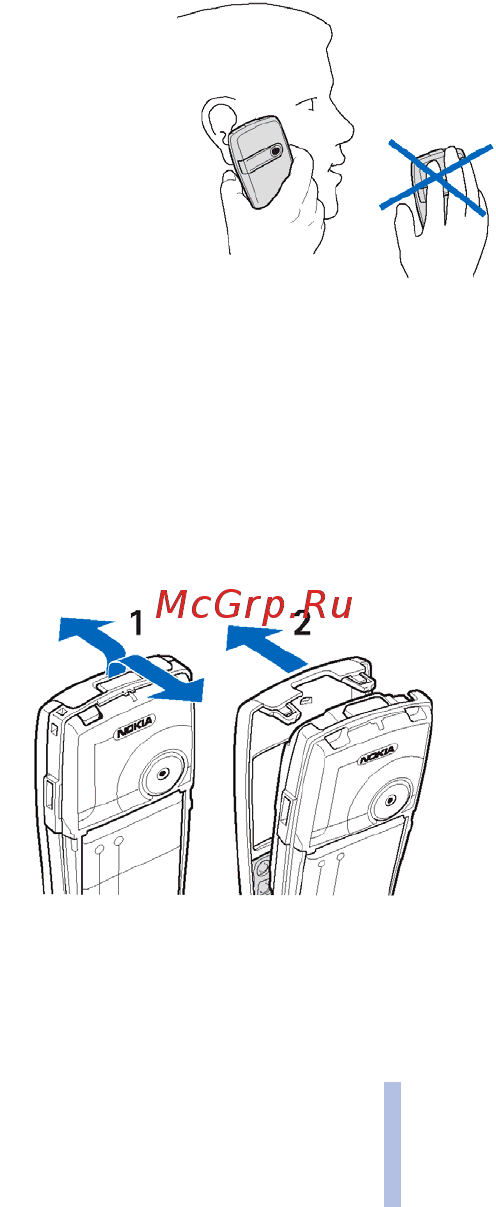 Nokia 6230 graphit [26/193] Замена панелей