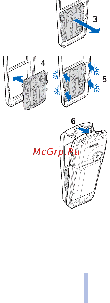Nokia 6230 graphit [27/193] Установка мультимедийной карты