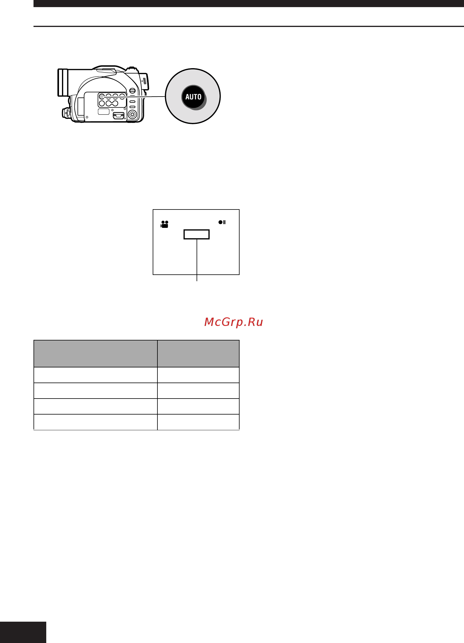 Panasonic VDR-M50 GC-S [64/167] Использование полностью автоматического режима