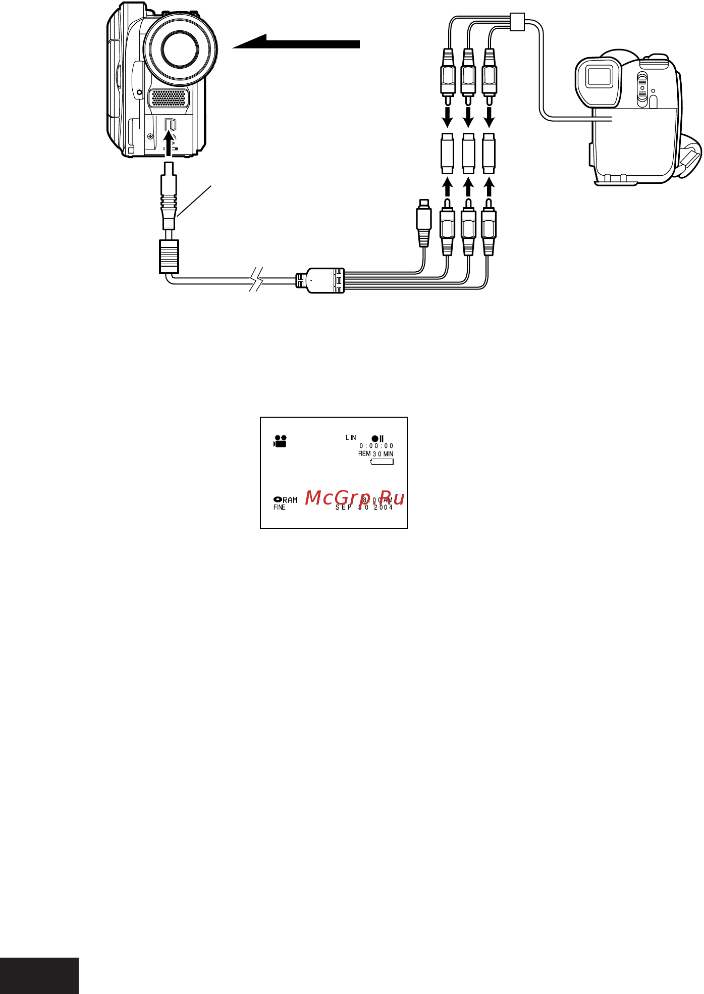 Panasonic VDR-M50 GC-S [72/167] Запись дублирование изображений с другой видеокамеры