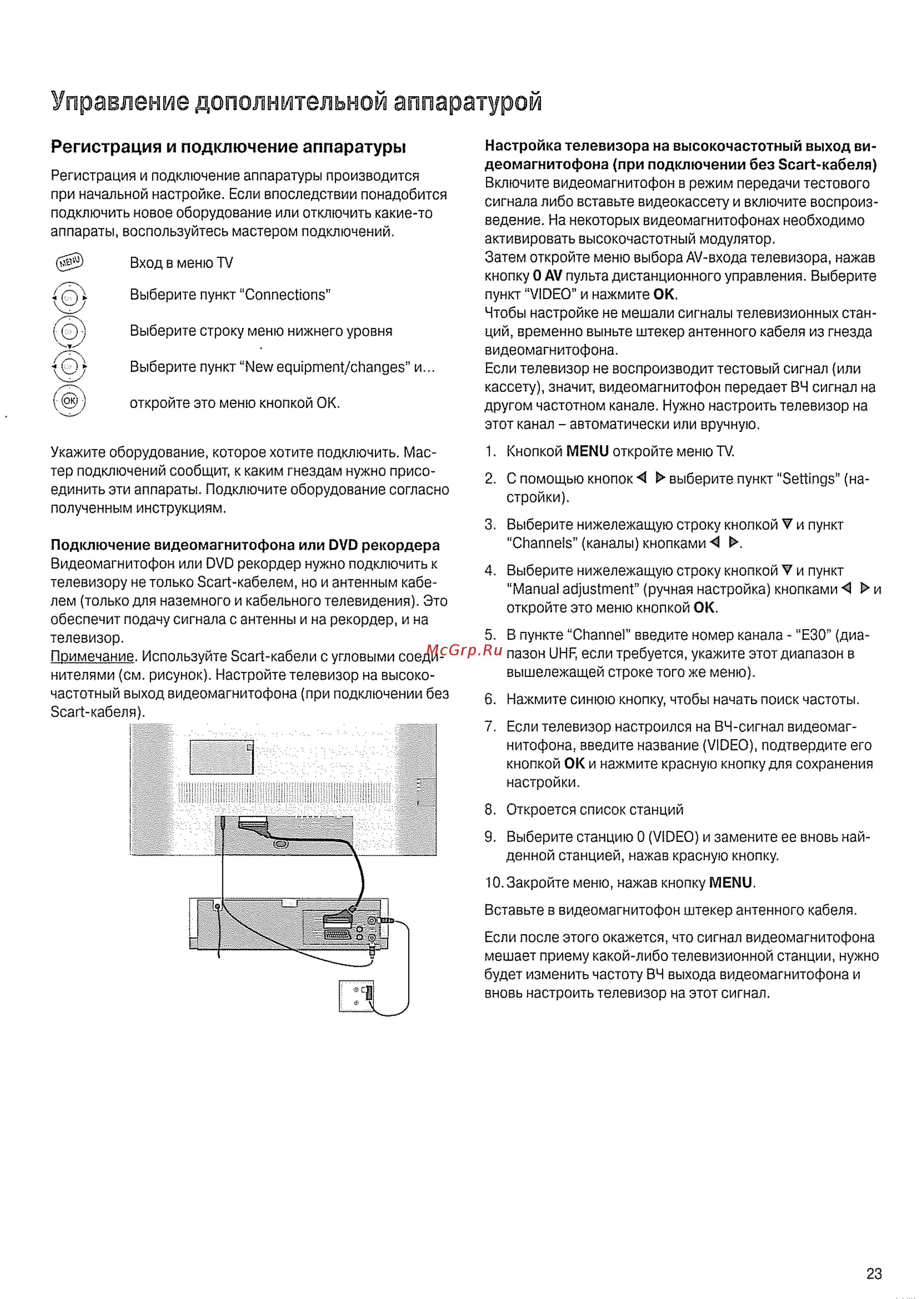 Loewe Xelos A42 platinum [23/36] Управление дополнительной аппаратурой