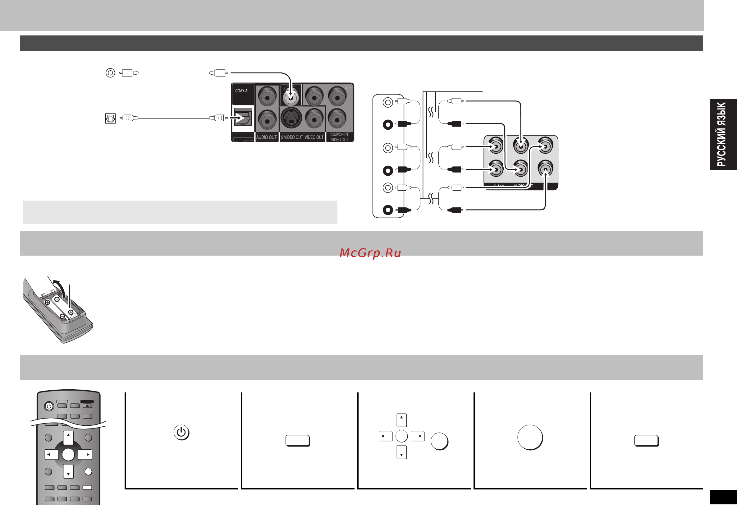Panasonic DVD-S49 EE-S [5/23] Нажмите для завершения quick setup
