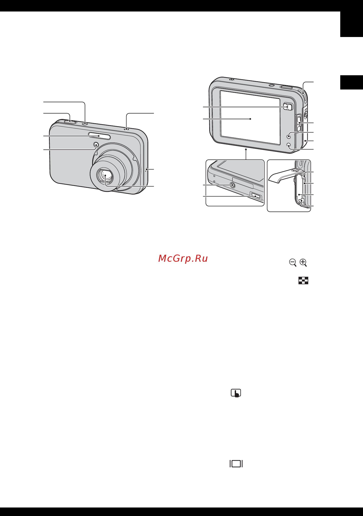 Sony DSC-N1 Silver [17/139] Обозначение частей