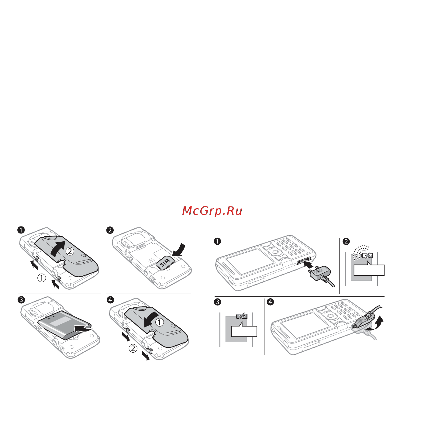 SonyEricsson W550i orch+MMC-60 [6/123] Sim карта и аккумулятор