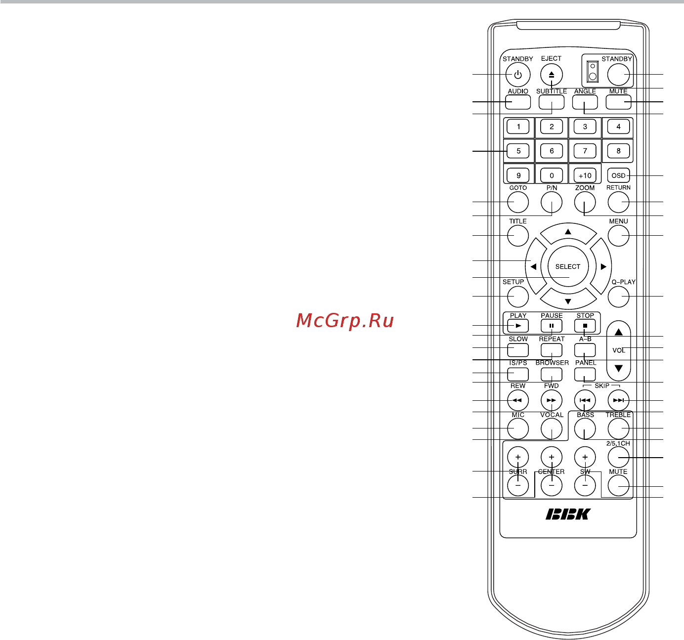 BBK DK1004S (компл.) [9/39] Введение