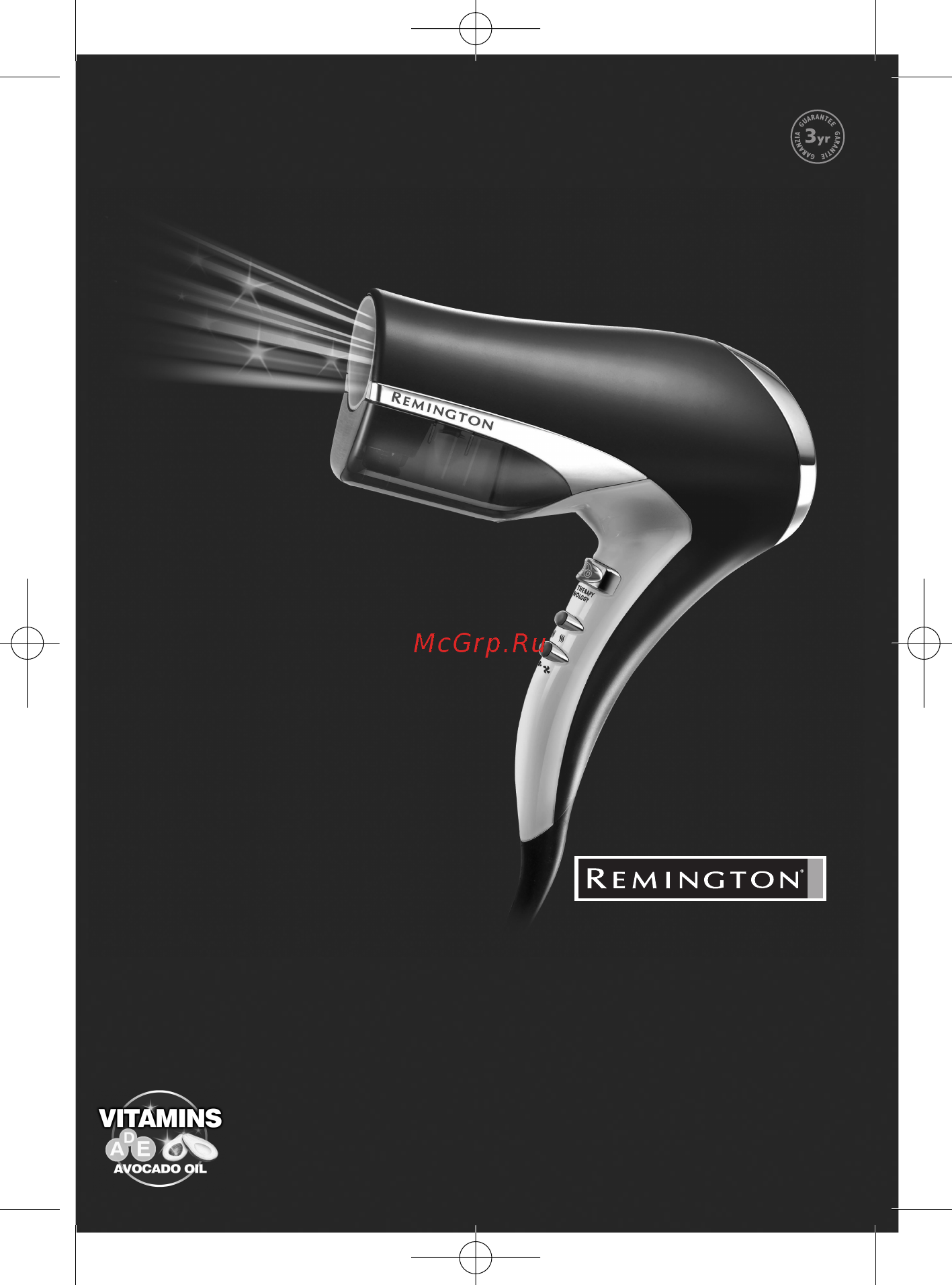 Remington D4444 Инструкция по эксплуатации онлайн