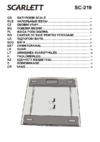 Scarlett SC-219 Blue Инструкция по эксплуатации