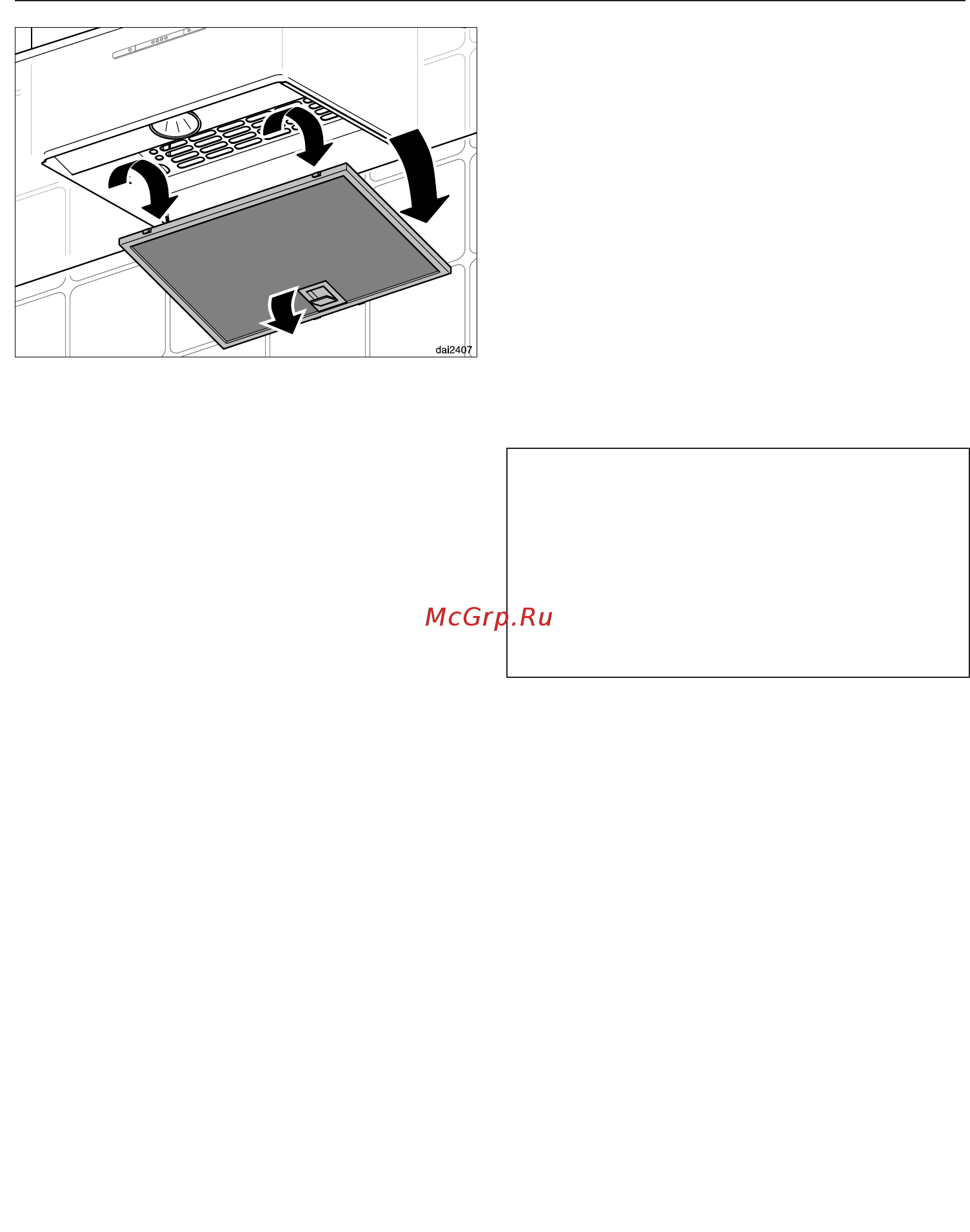 Miele DA5996W [21/44] Ручная очистка жироулавливающего фильтра