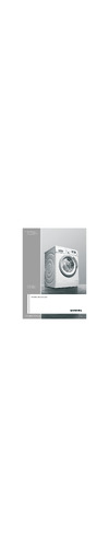 Siemens iQ800 WM12Y590OE Инструкция по эксплуатации