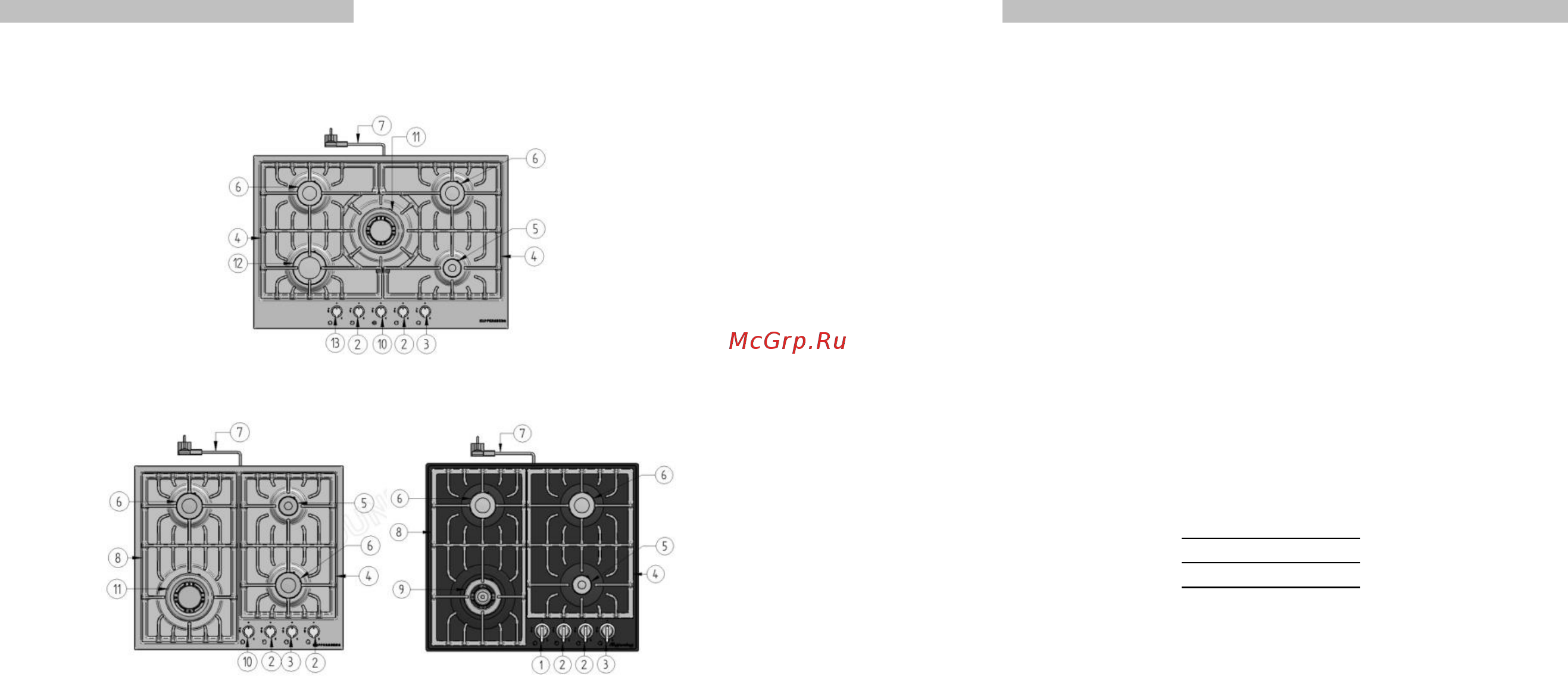 Kuppersberg TG 69 B Инструкция по эксплуатации онлайн [2/8] 232805