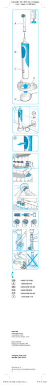 Braun Oral-B Vitality Precision Clean D12.513 Gift Инструкция по эксплуатации