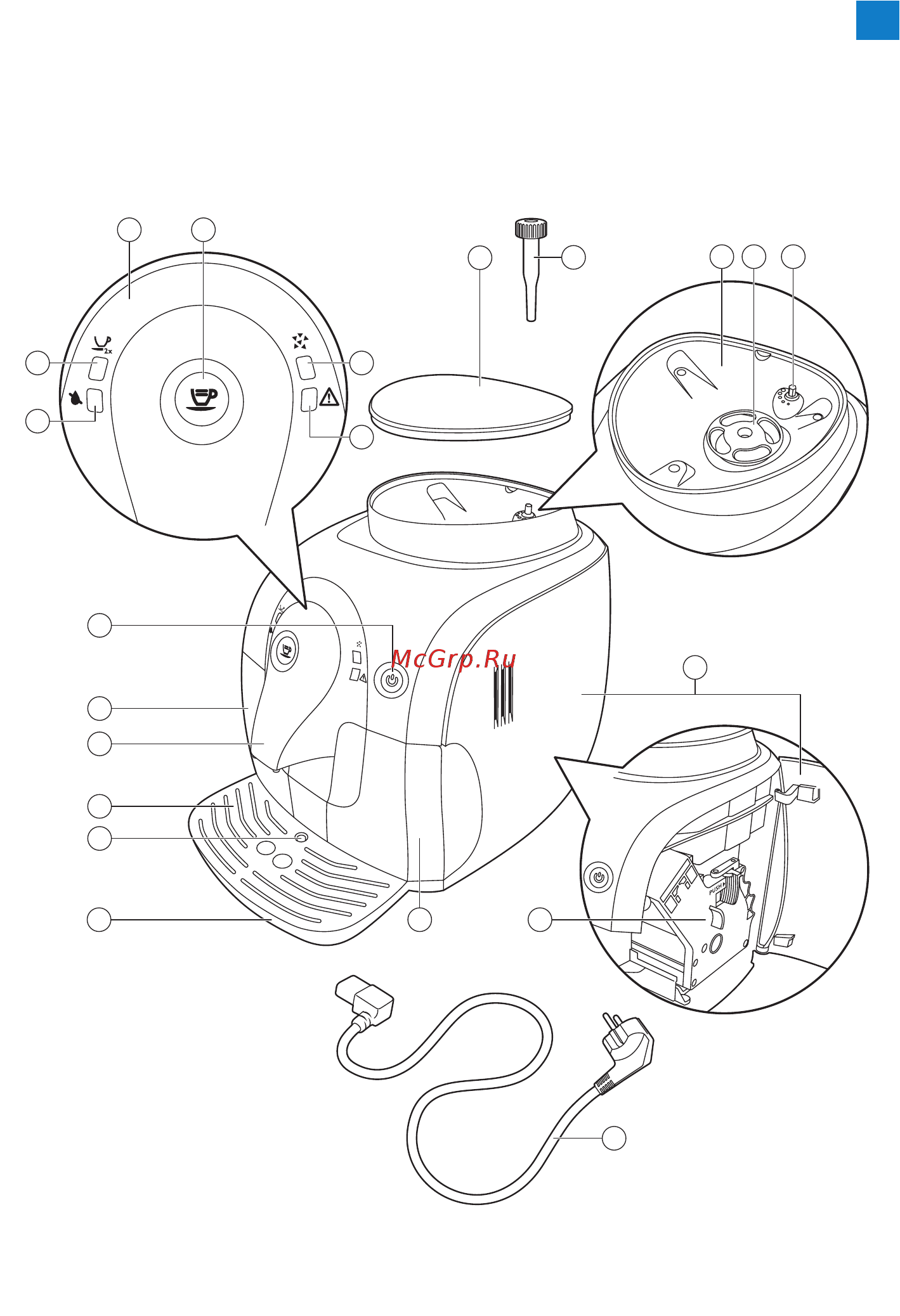 Philips HD8648/01 Инструкция по эксплуатации онлайн [3/26] 232896
