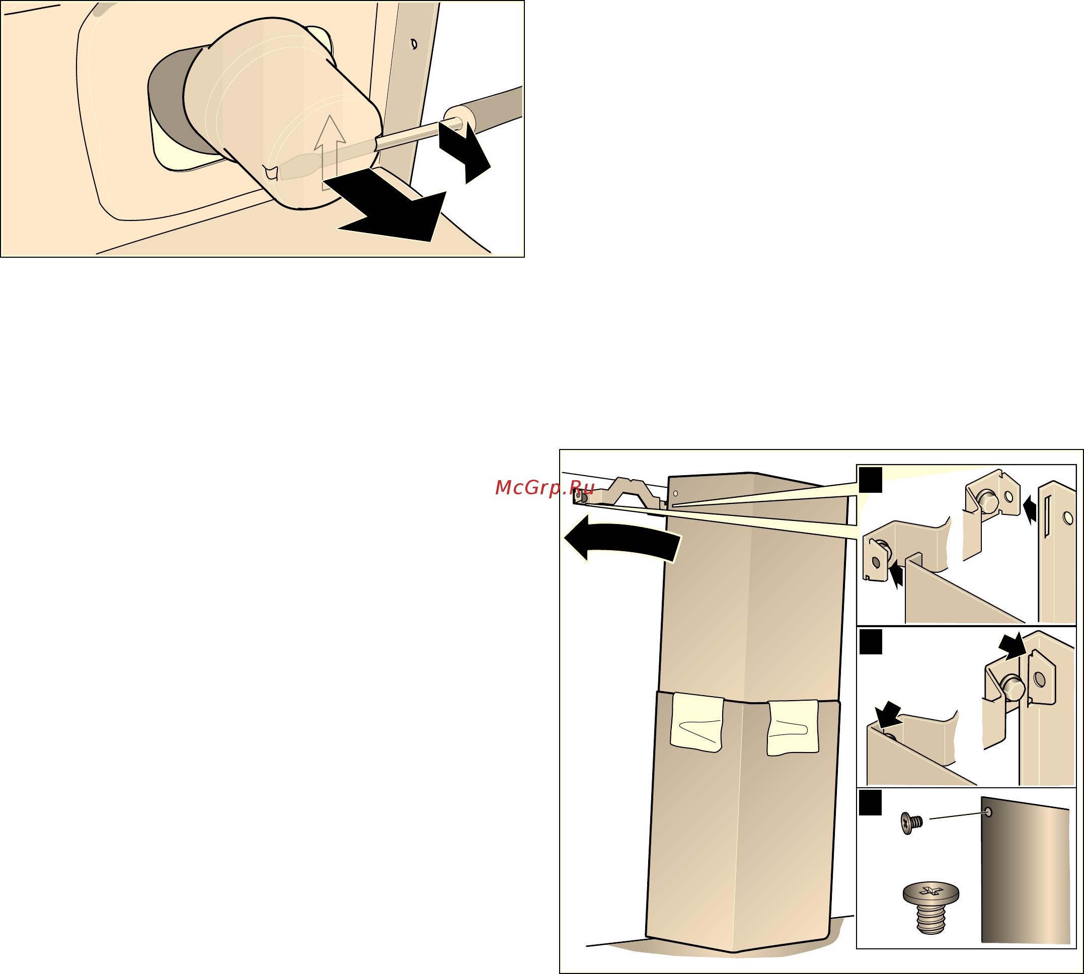 Bosch Serie 6 DWA097E50 [13/16] Крепление соединений труб