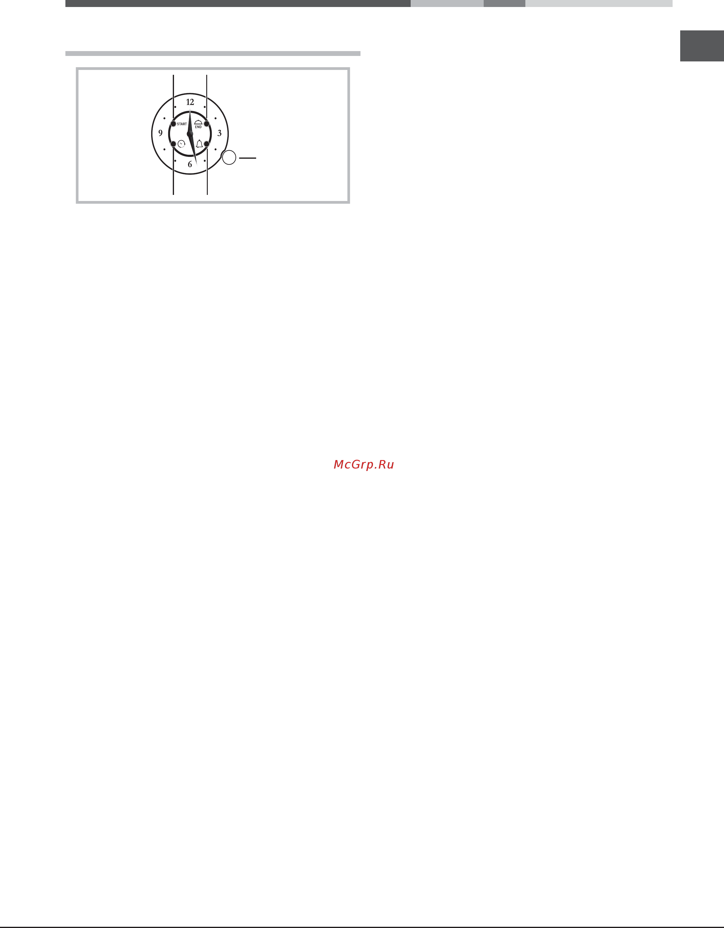 Hotpoint-Ariston HT5VM4A (OW) EA [7/15] Аналоговый программер