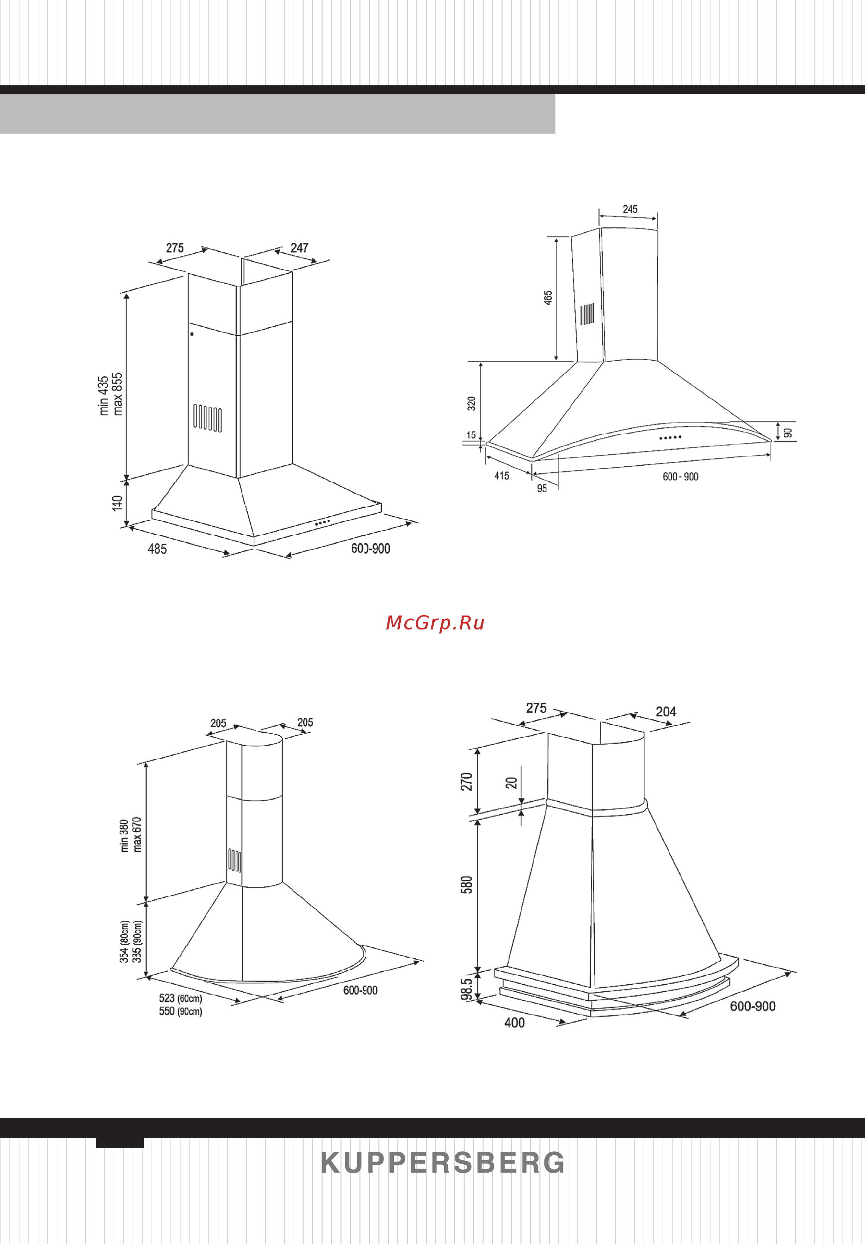 Kuppersberg DRM 600 Инструкция по эксплуатации онлайн [12/21] 233276