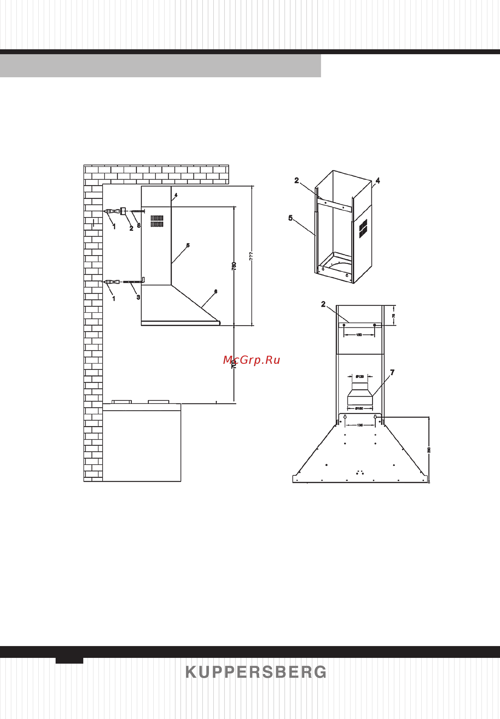 Kuppersberg F 626 W Инструкция по эксплуатации онлайн [8/36] 233300