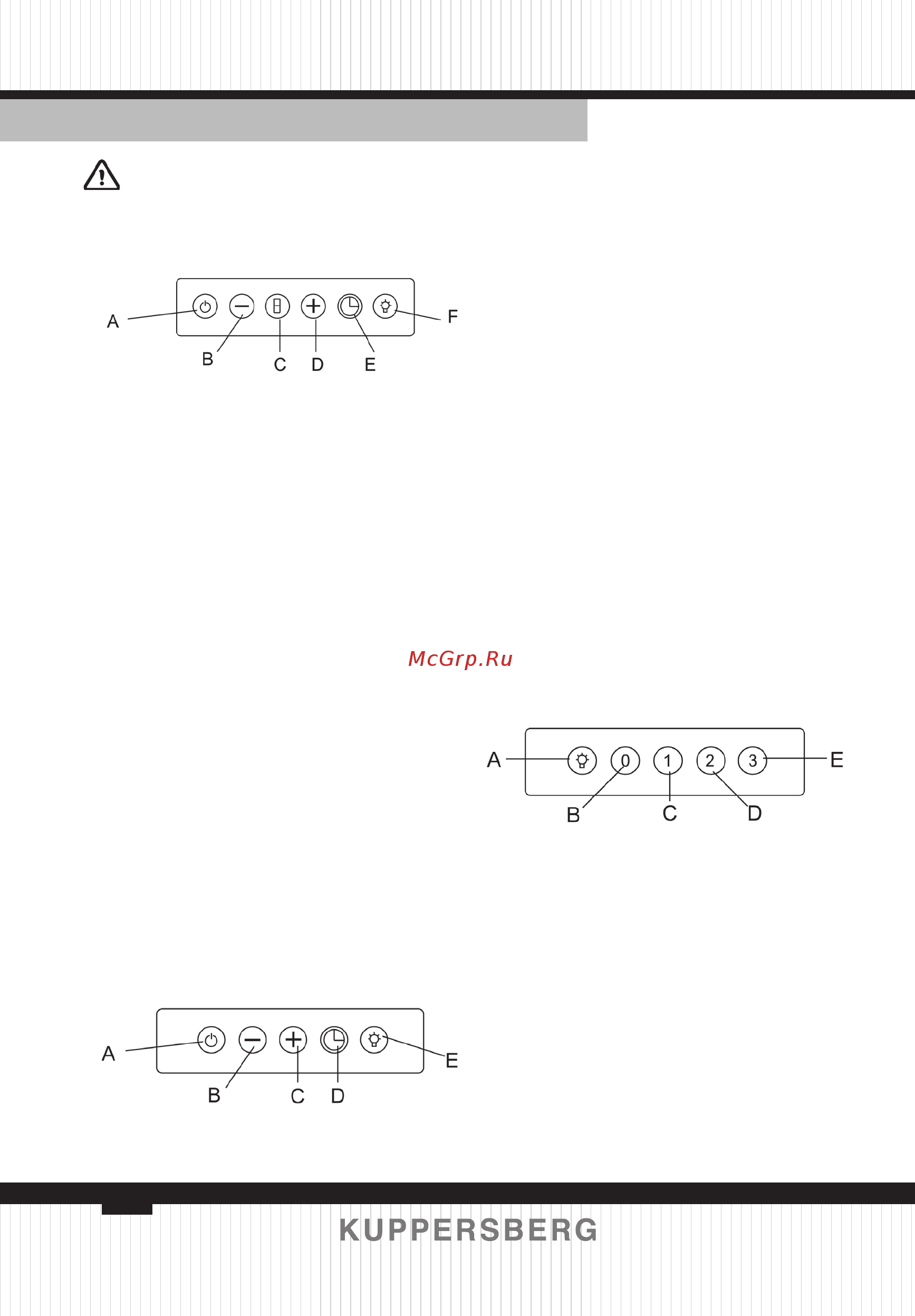 Kuppersberg F 960 W белая [6/0] Control type