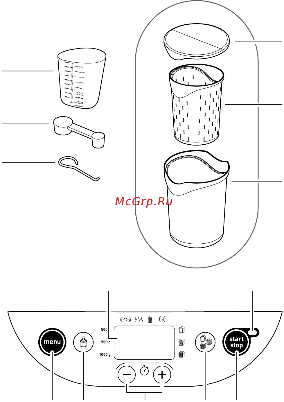 Moulinex PainPlaisir OW220830 Инструкция по эксплуатации онлайн [3/18] 430678