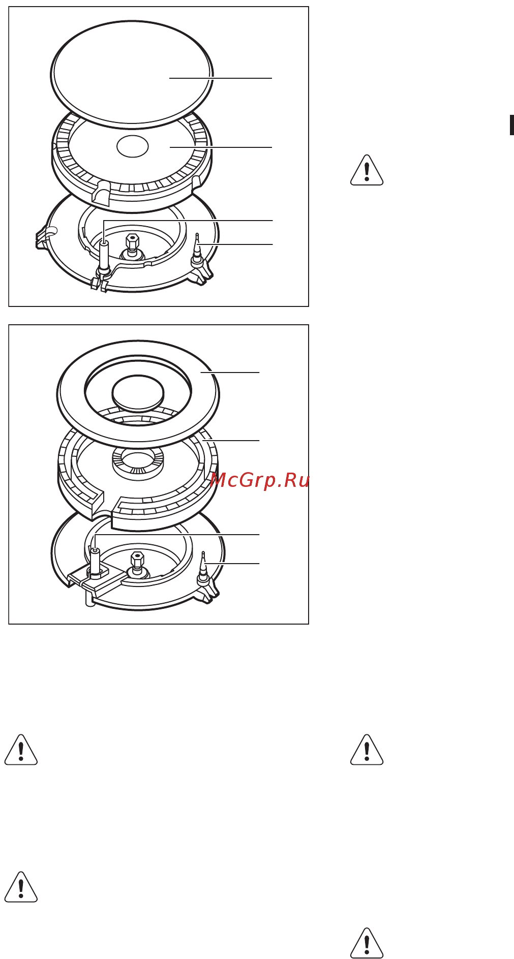 Electrolux EKG96110CX [12/68] Общий вид горелки