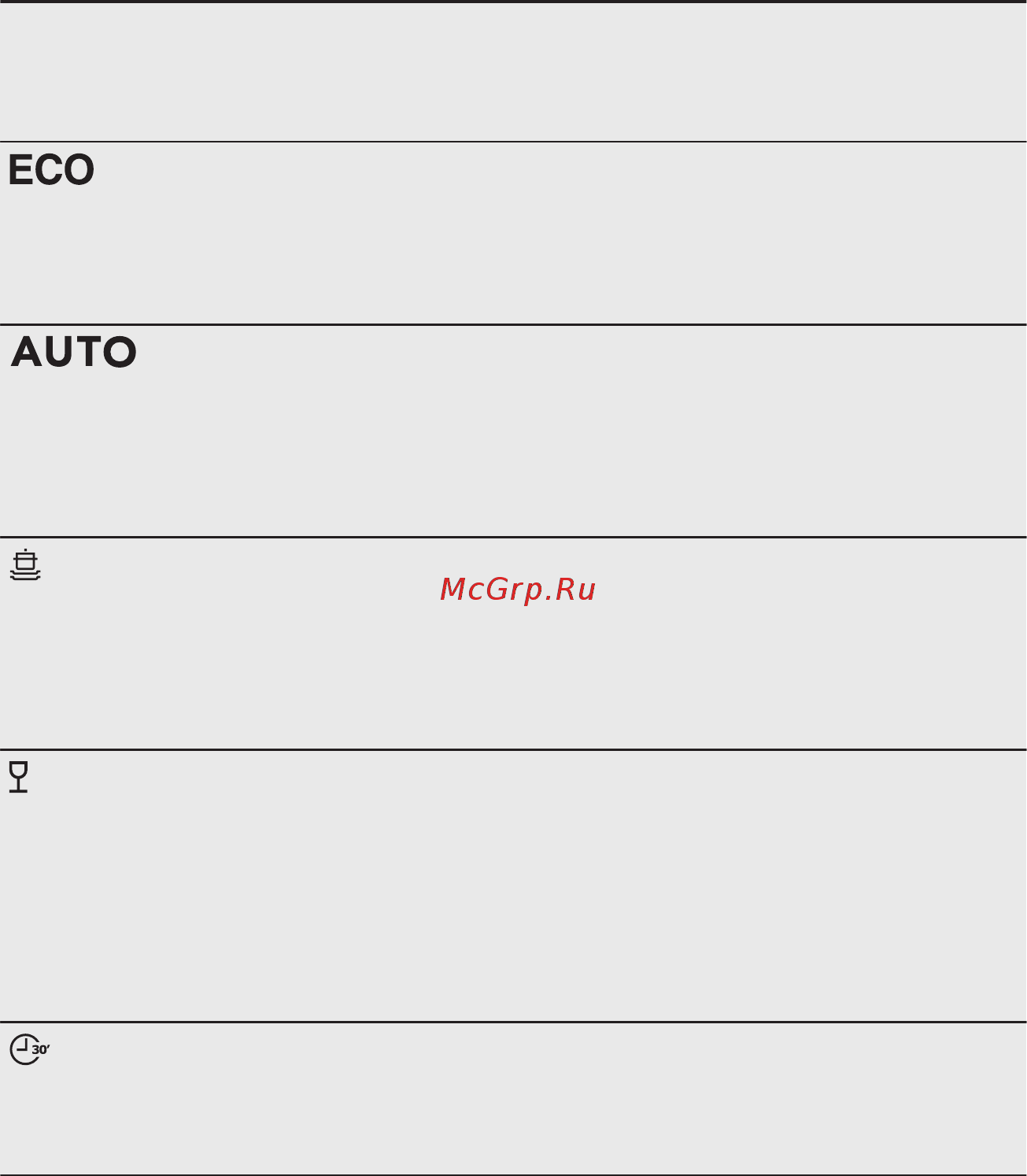 Electrolux ESF4660ROX [54/72] Програми
