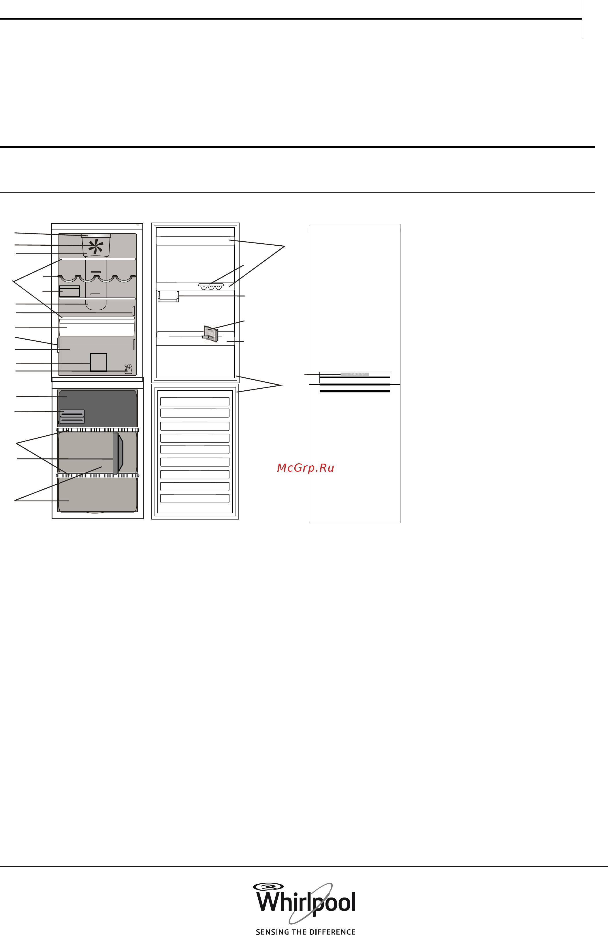 Whirlpool BSNF 9452 OX [9/34] Прибор