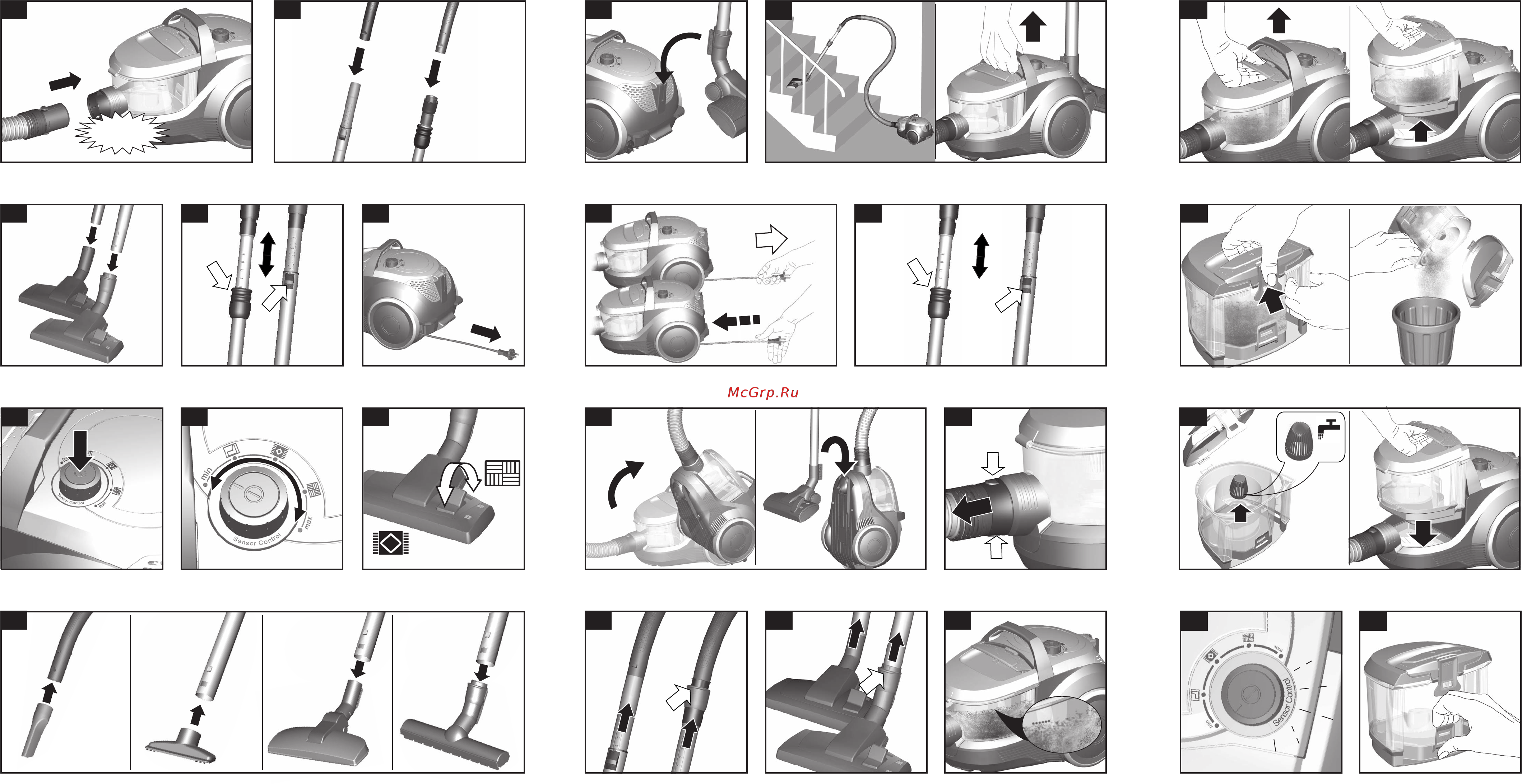 Bosch BGS2UPWER3 Инструкция по эксплуатации онлайн [2/16] 233769