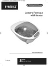Homedics FS-250-EU Инструкция по эксплуатации