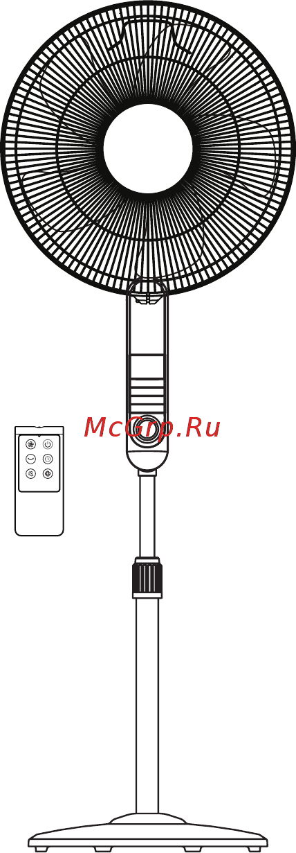 Midea FS40-15FR Инструкция по эксплуатации онлайн