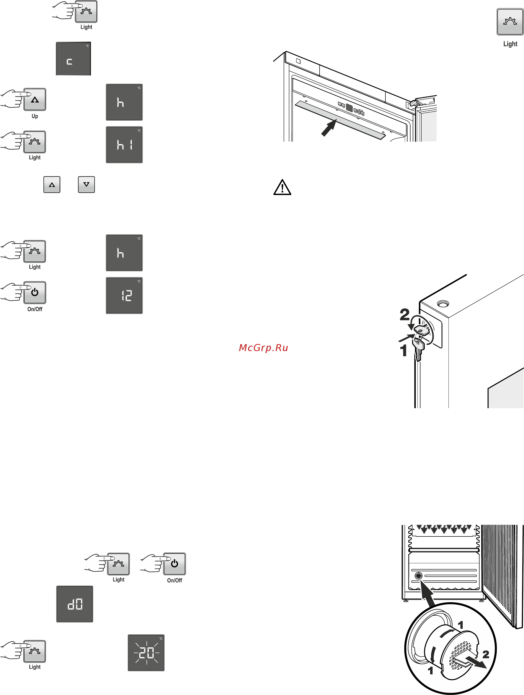 Liebherr WKt 4552-21 [6/13] Внутреннее освещение