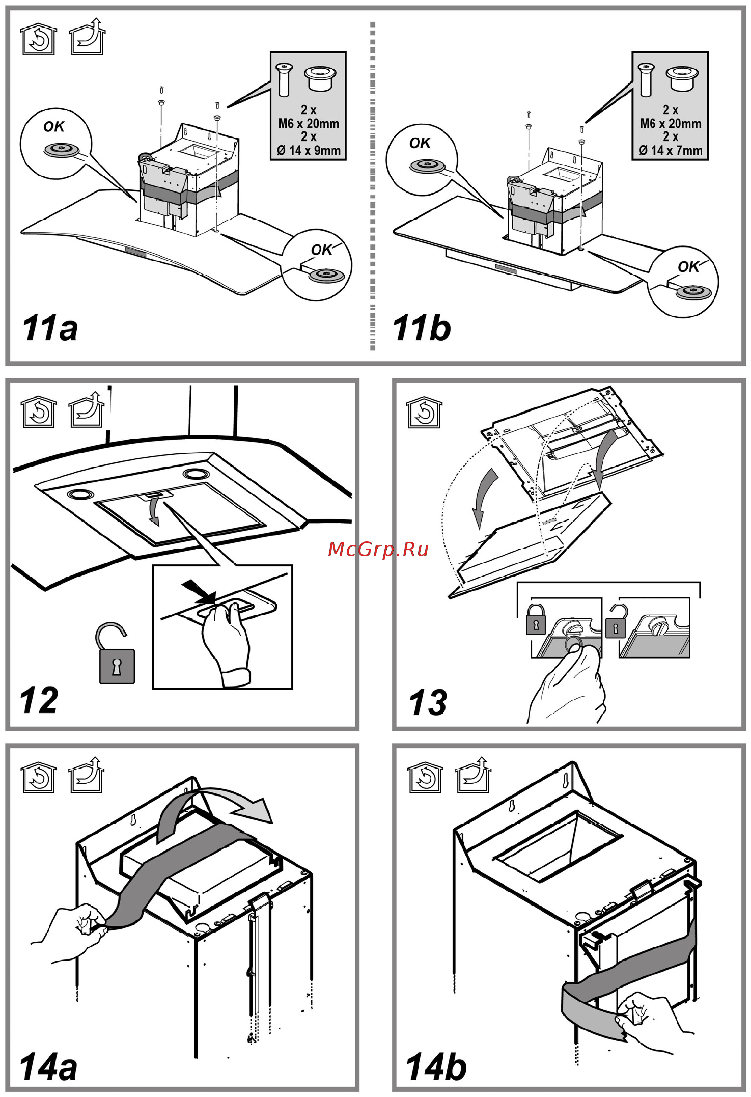 Elica FLAT GLASS PLUS IX/A/60 Инструкция по эксплуатации онлайн [5/14] 234102