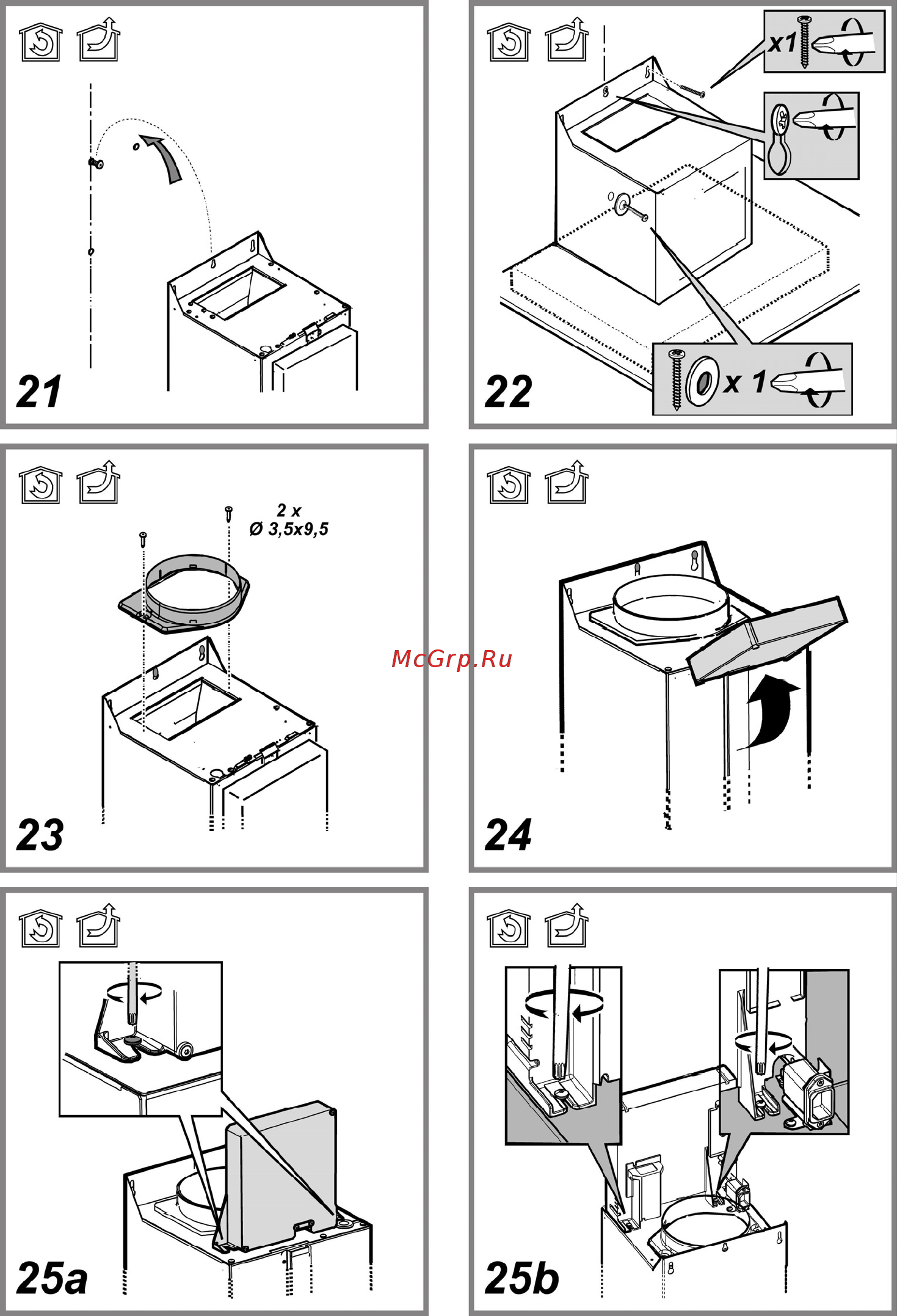 Elica FLAT GLASS PLUS IX/A/60 Инструкция по эксплуатации онлайн [7/14] 234102