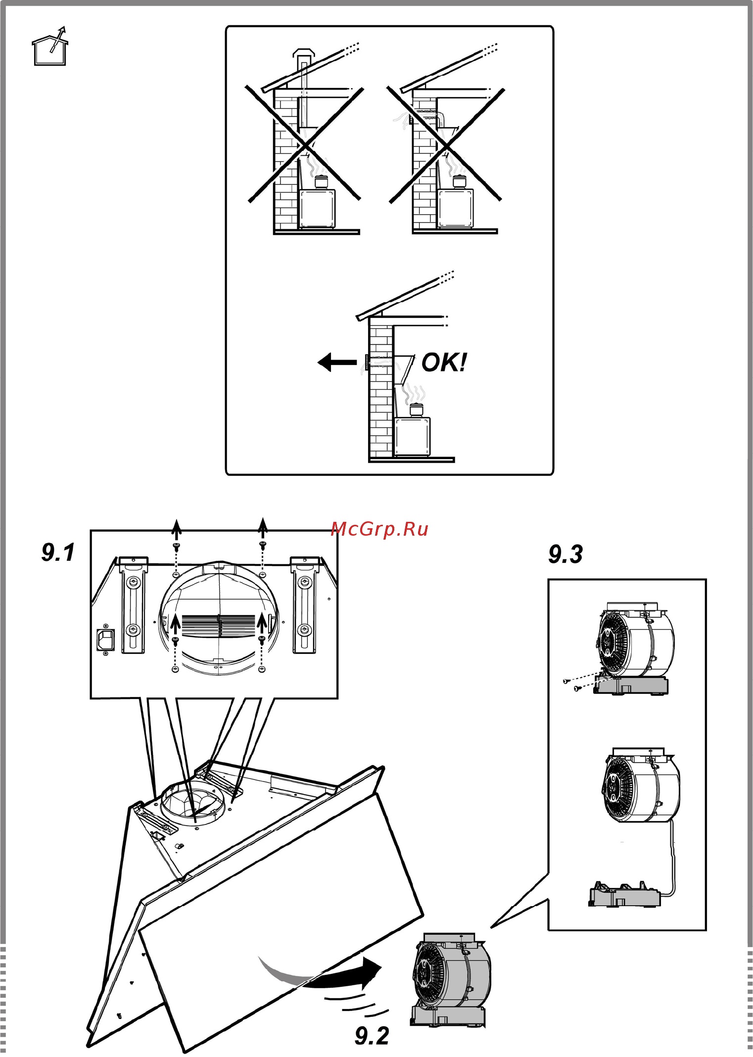 Elica MINI OM WH/F/55 Инструкция по эксплуатации онлайн [5/13] 234105