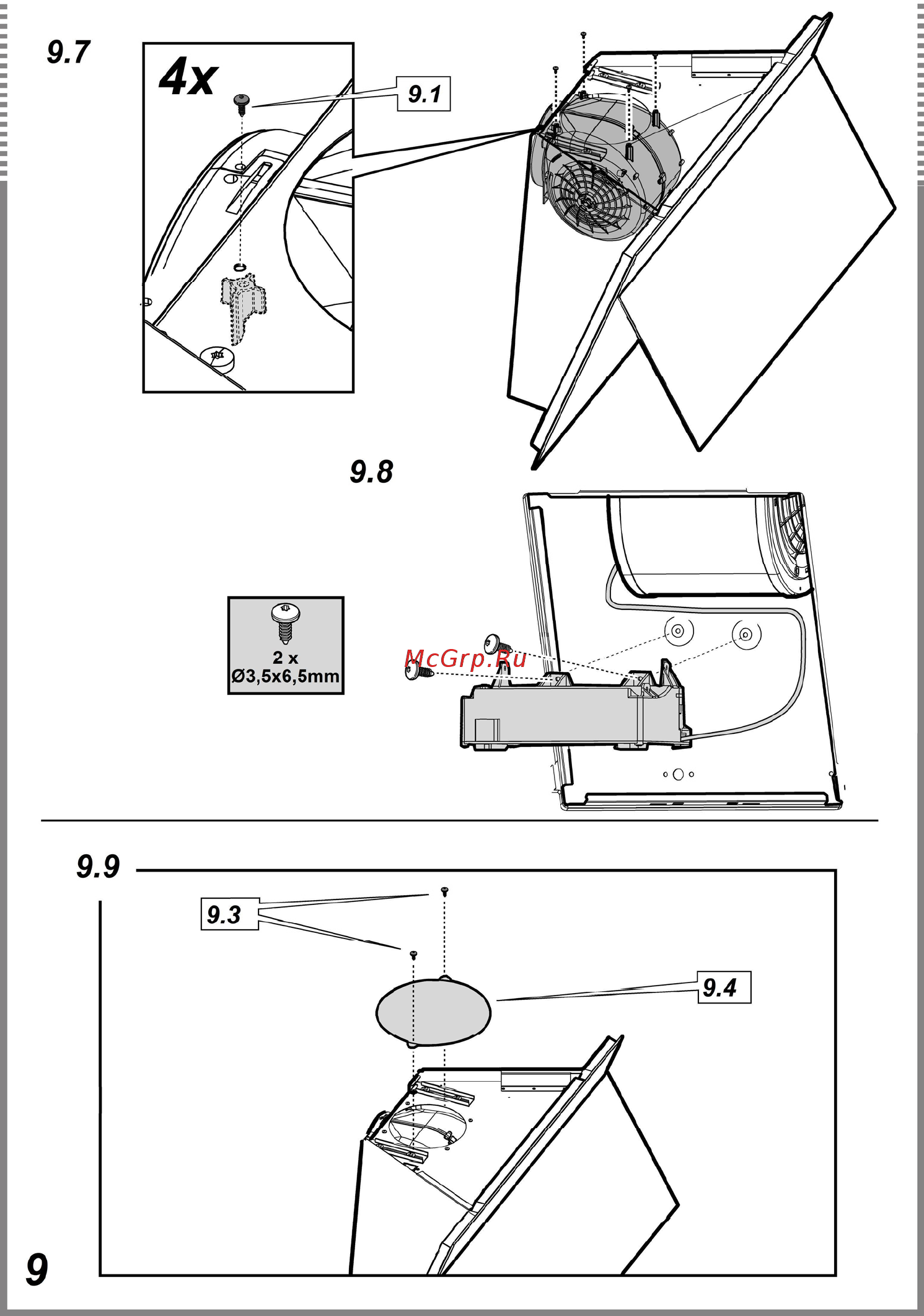 Elica MINI OM WH/F/55 Инструкция по эксплуатации онлайн [7/13] 234105