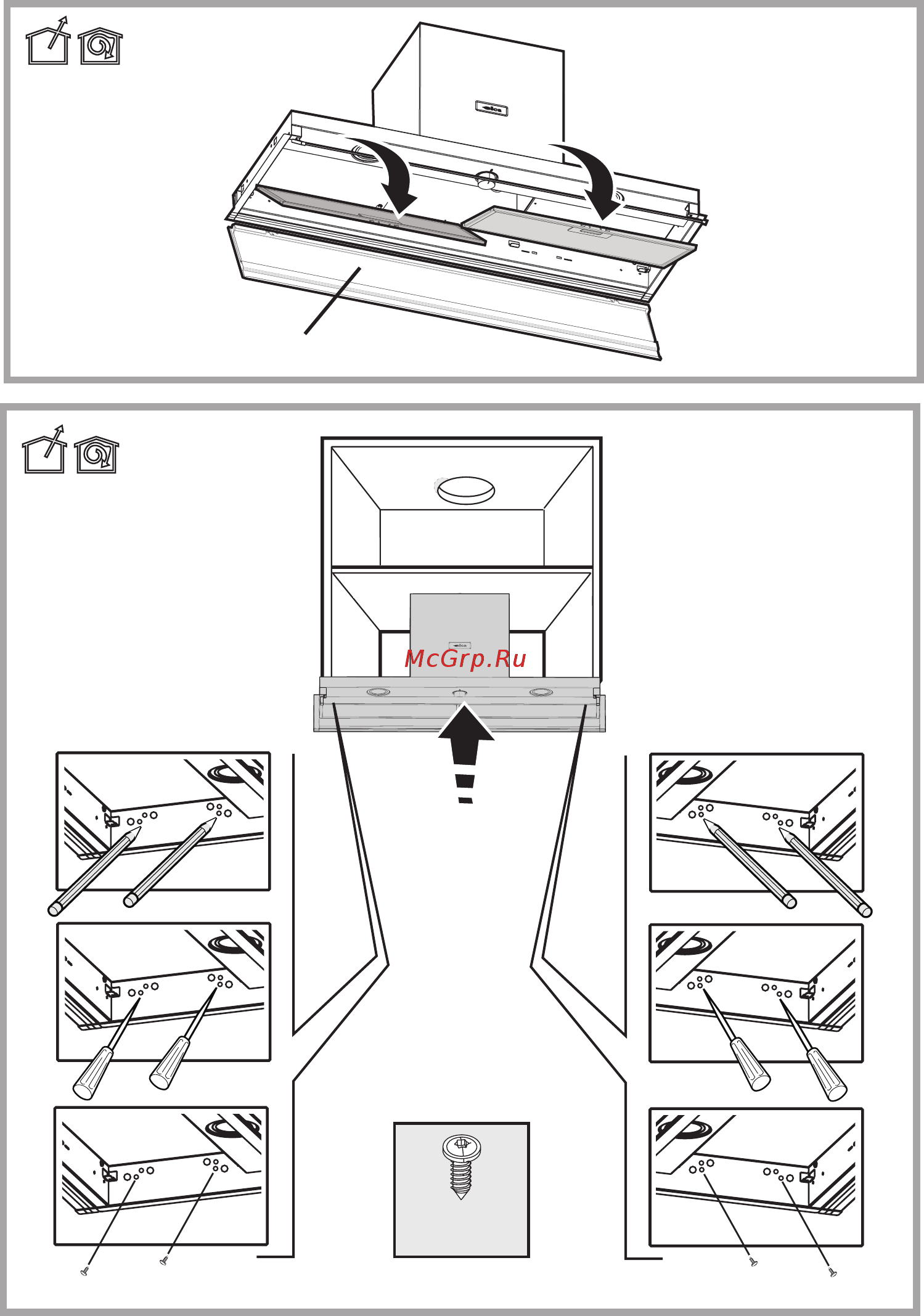 Elica BOXIN IX/A/90 Инструкция по эксплуатации онлайн [7/16] 234174