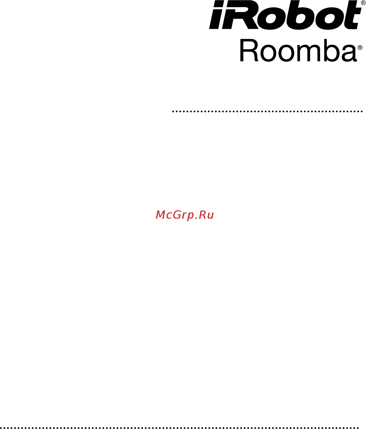 Irobot Roomba 886 Инструкция по эксплуатации онлайн