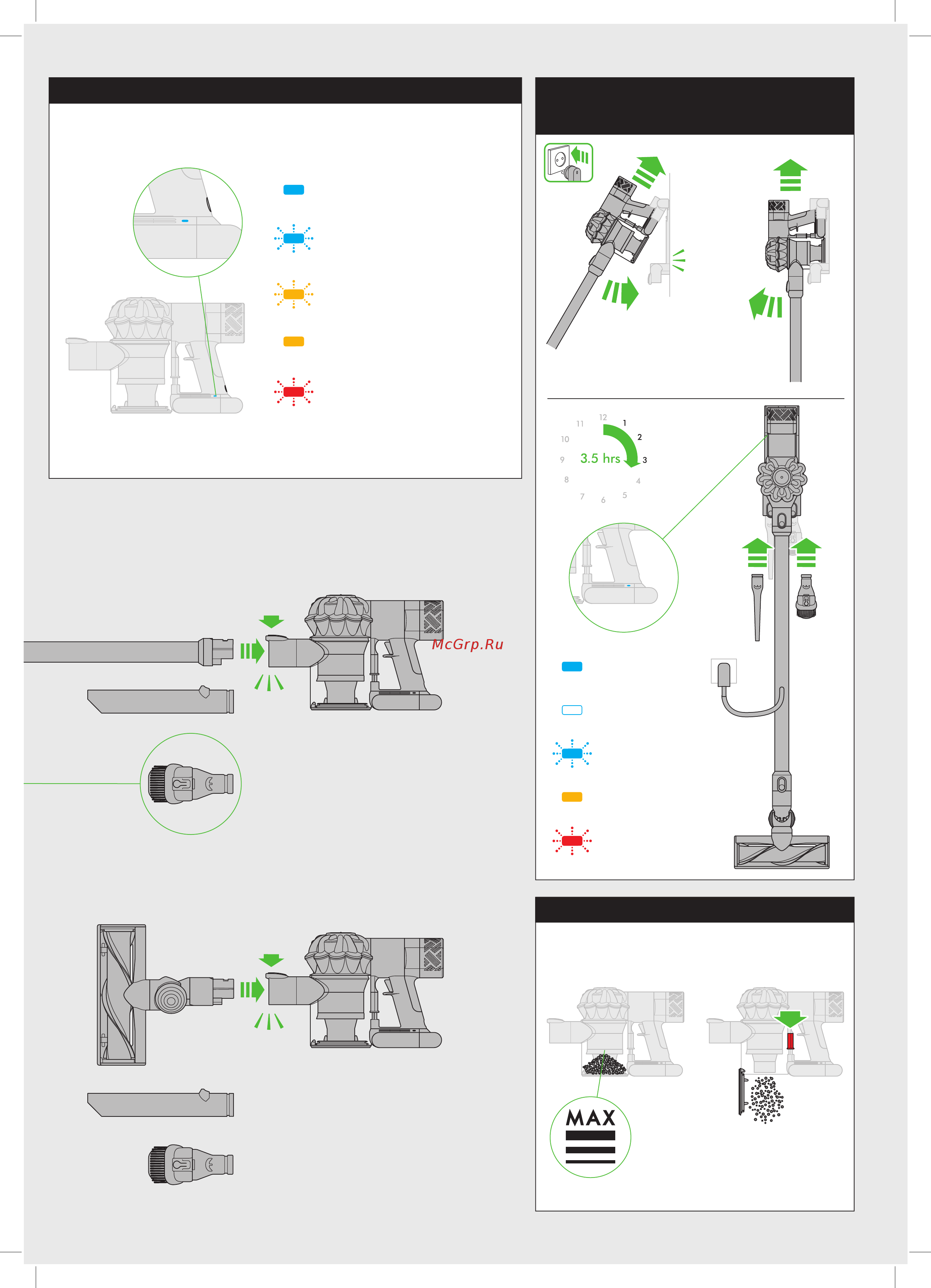 Dyson V6 Motorhead (ErP) Инструкция по эксплуатации онлайн [7/15] 234282