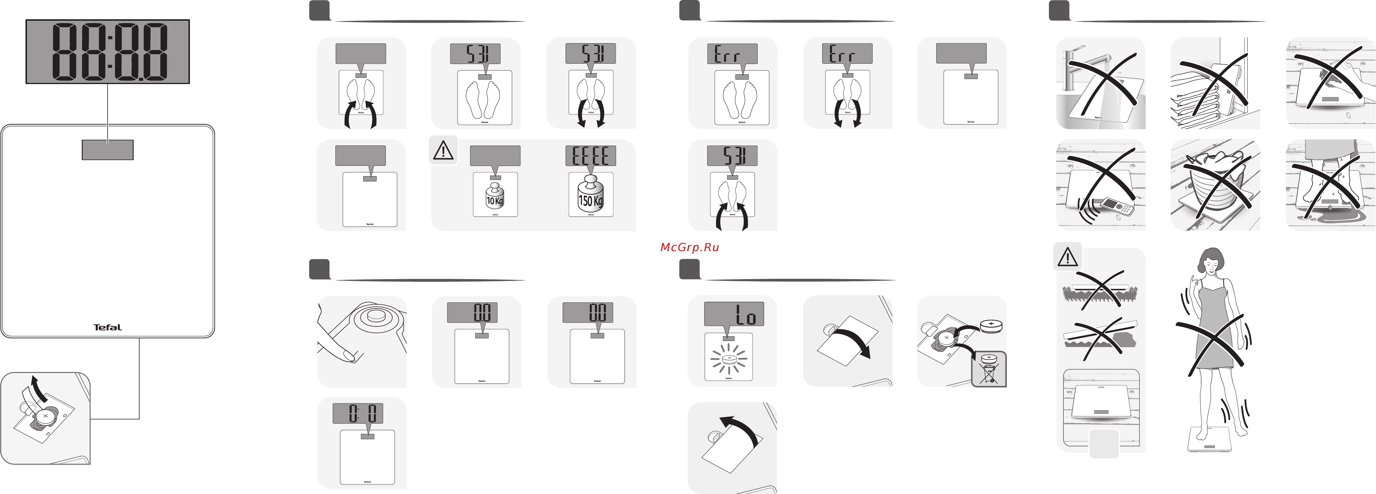 Tefal PP2100V0 Инструкция по эксплуатации онлайн [2/2] 234529