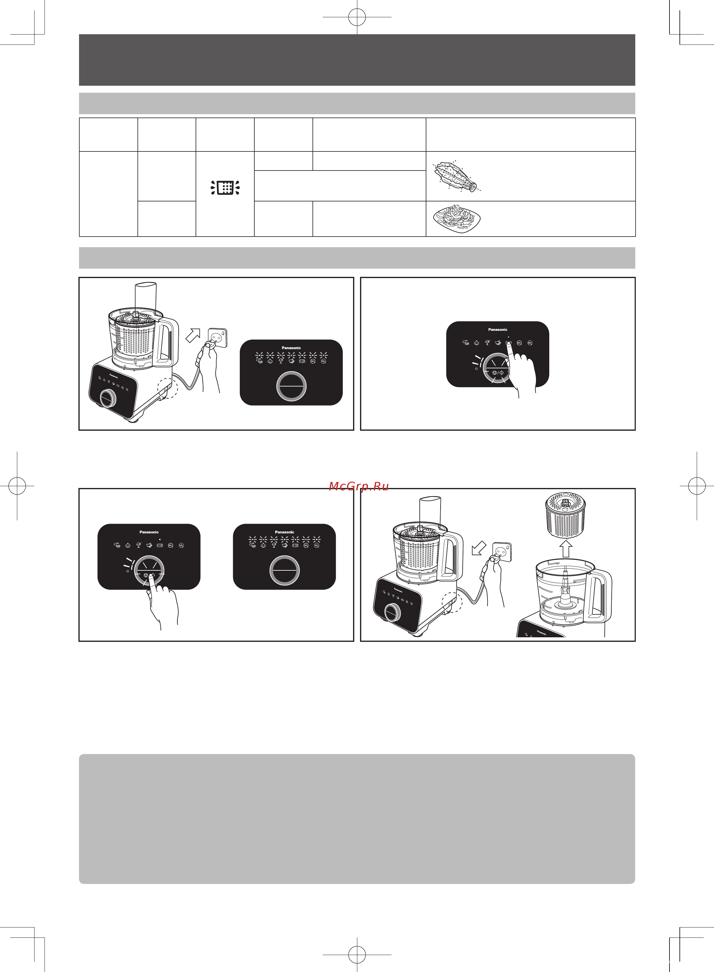 Panasonic MK-F800STQ [20/92] Кухонный комбайн